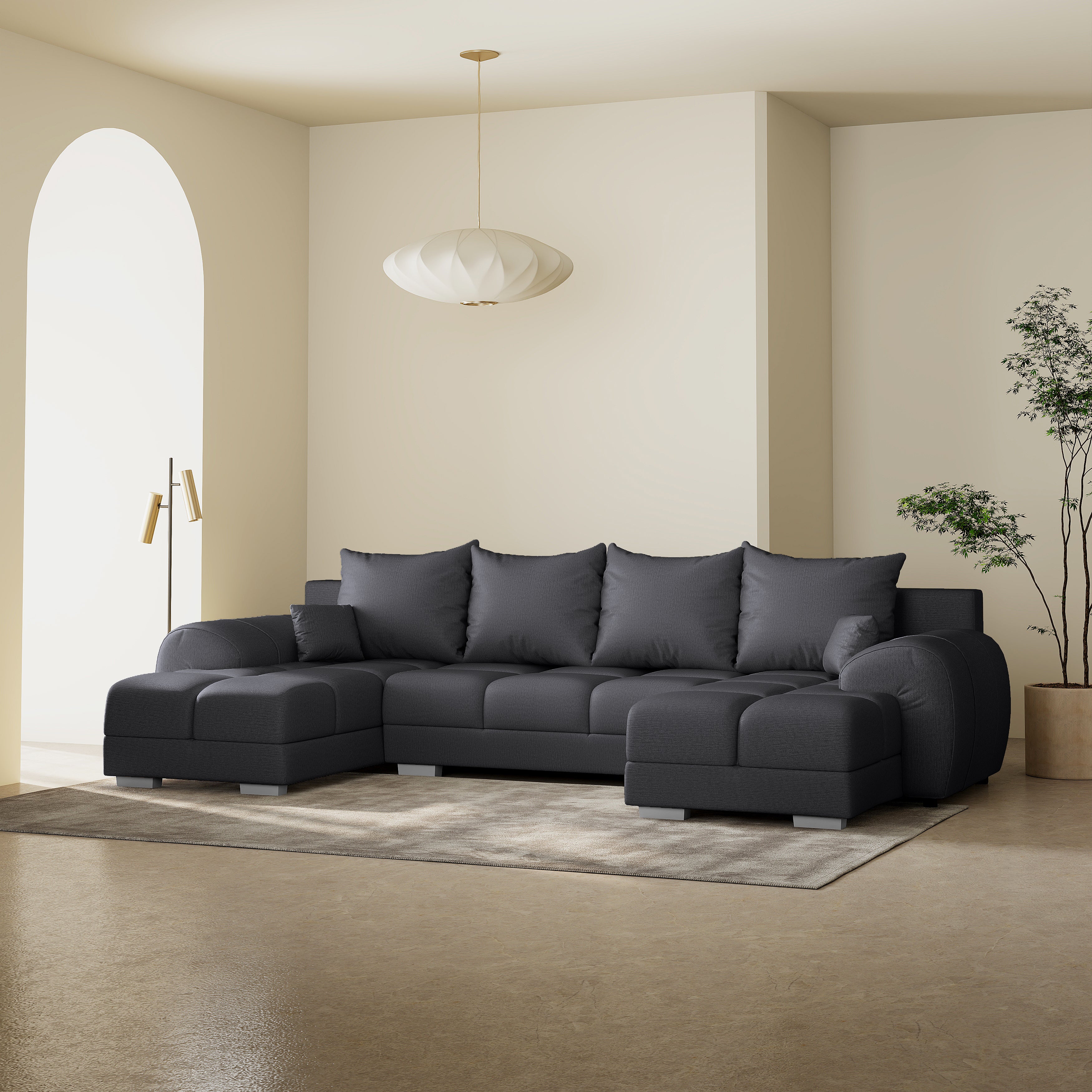 Minkštas Kampas Aura U