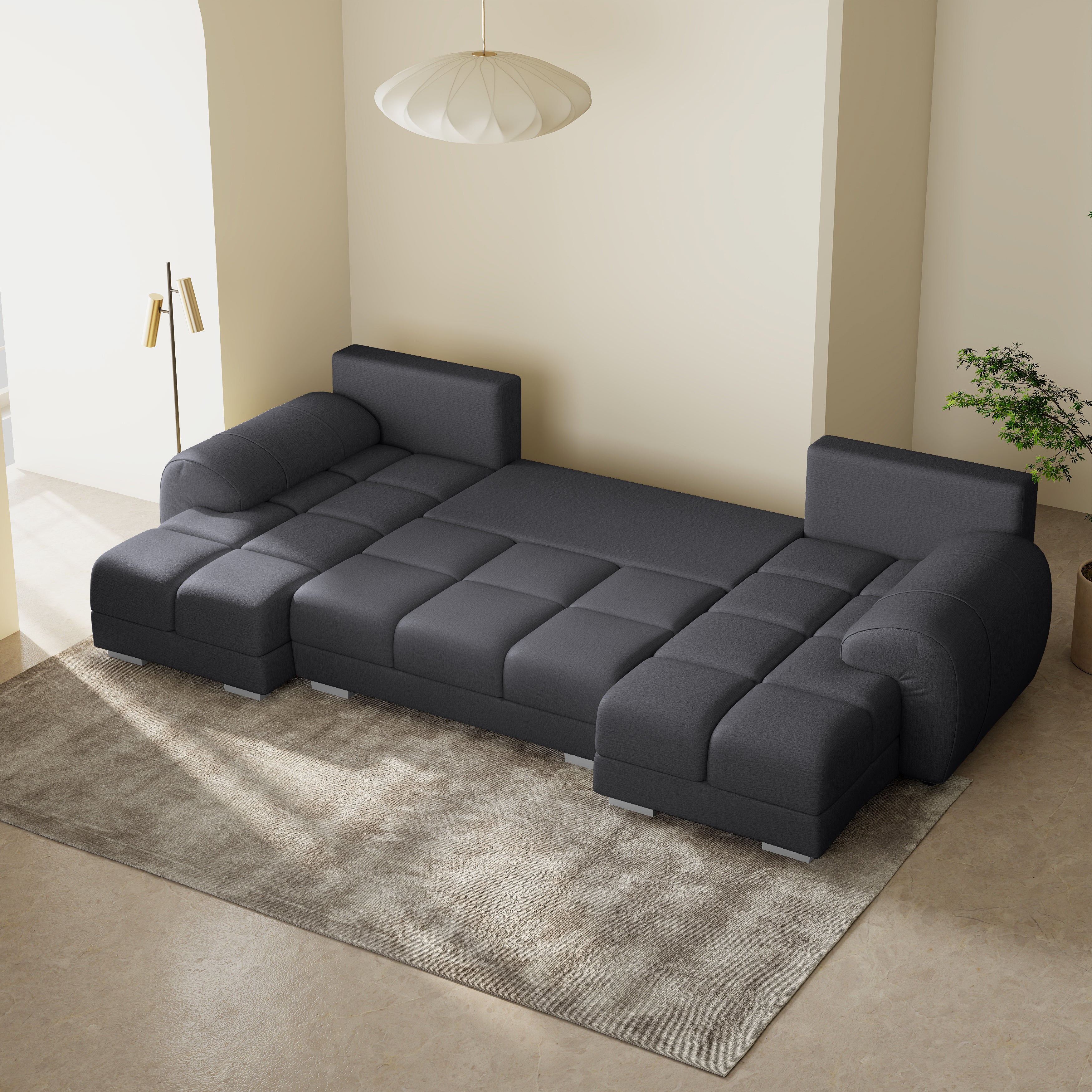 Minkštas Kampas Aura U