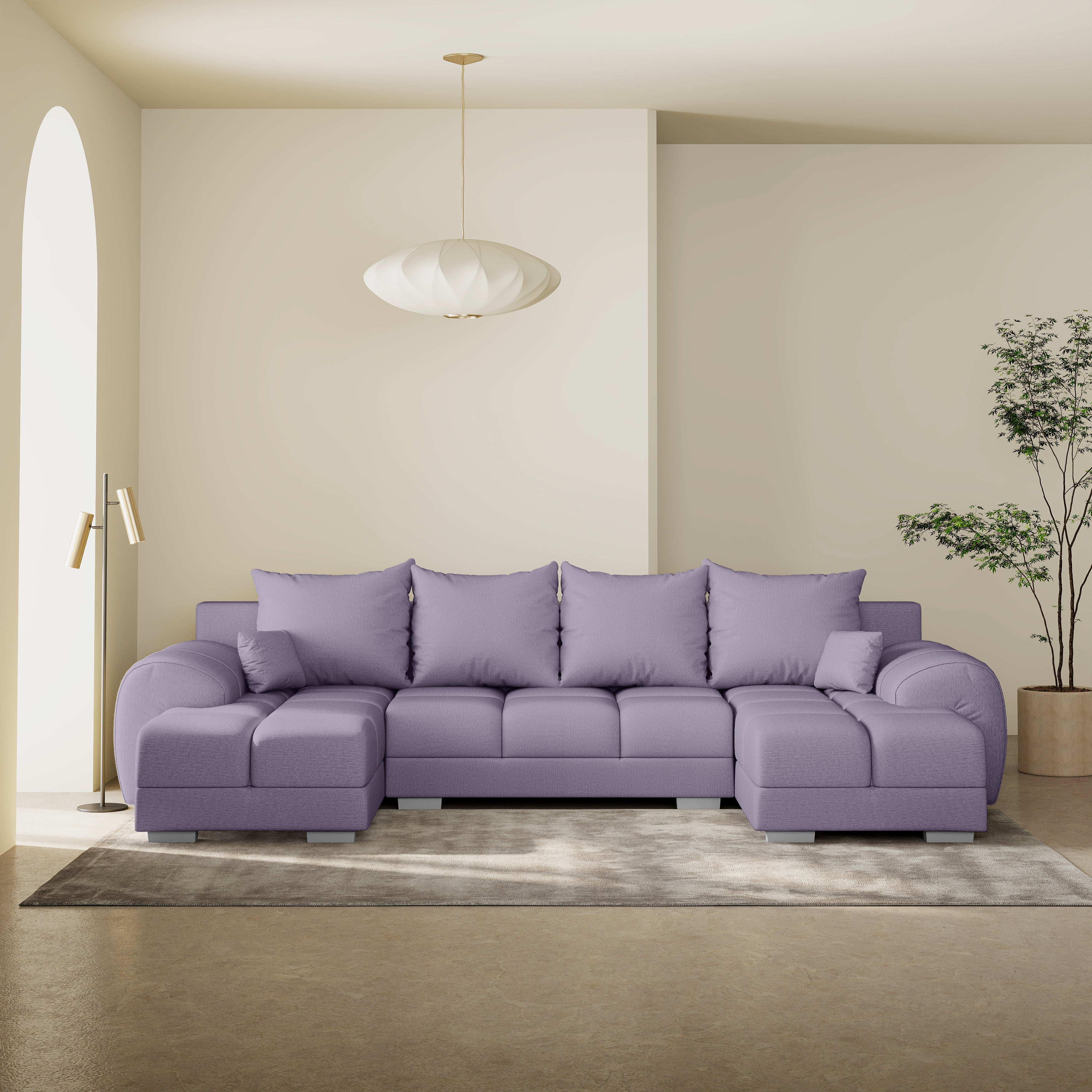 Minkštas Kampas Aura U