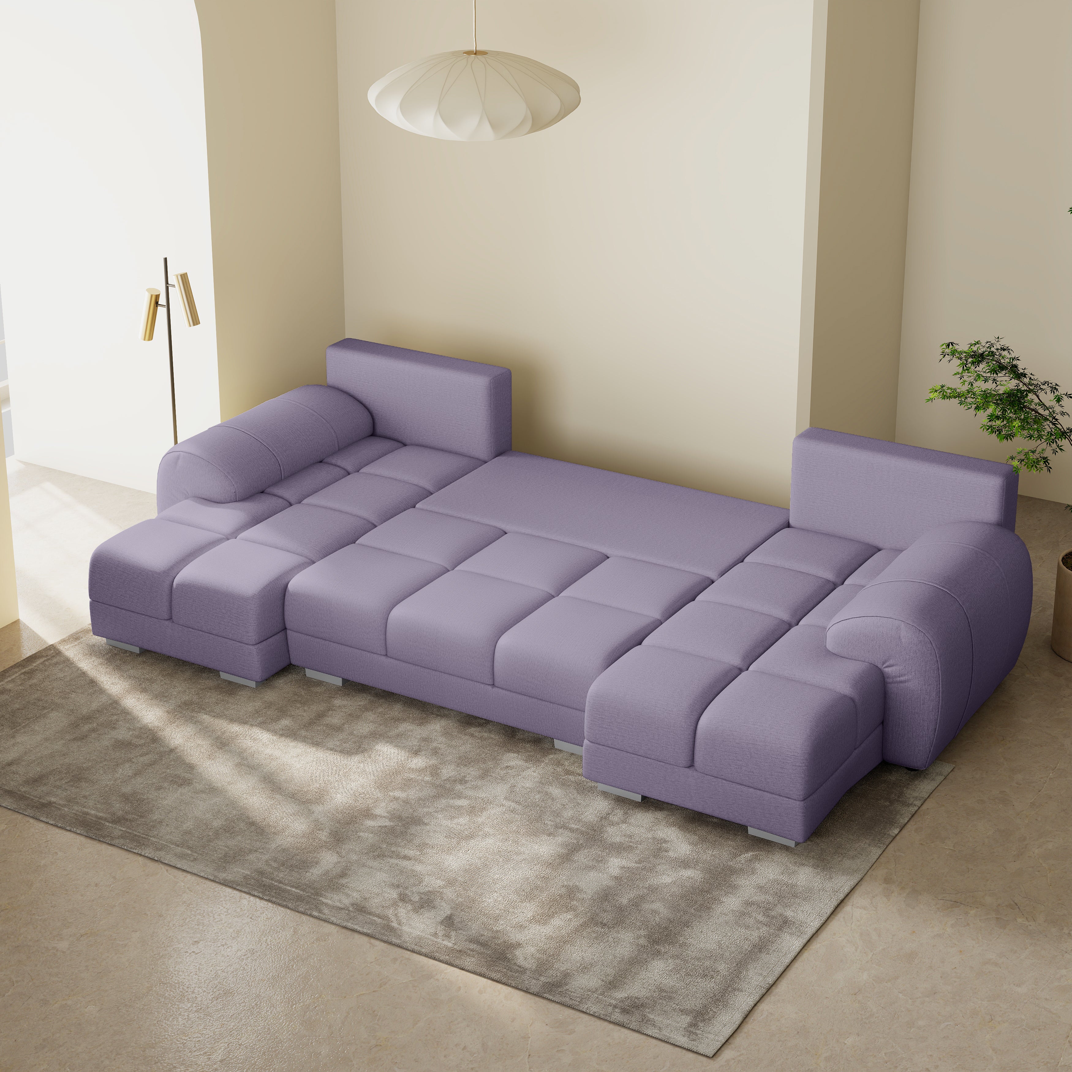 Minkštas Kampas Aura U