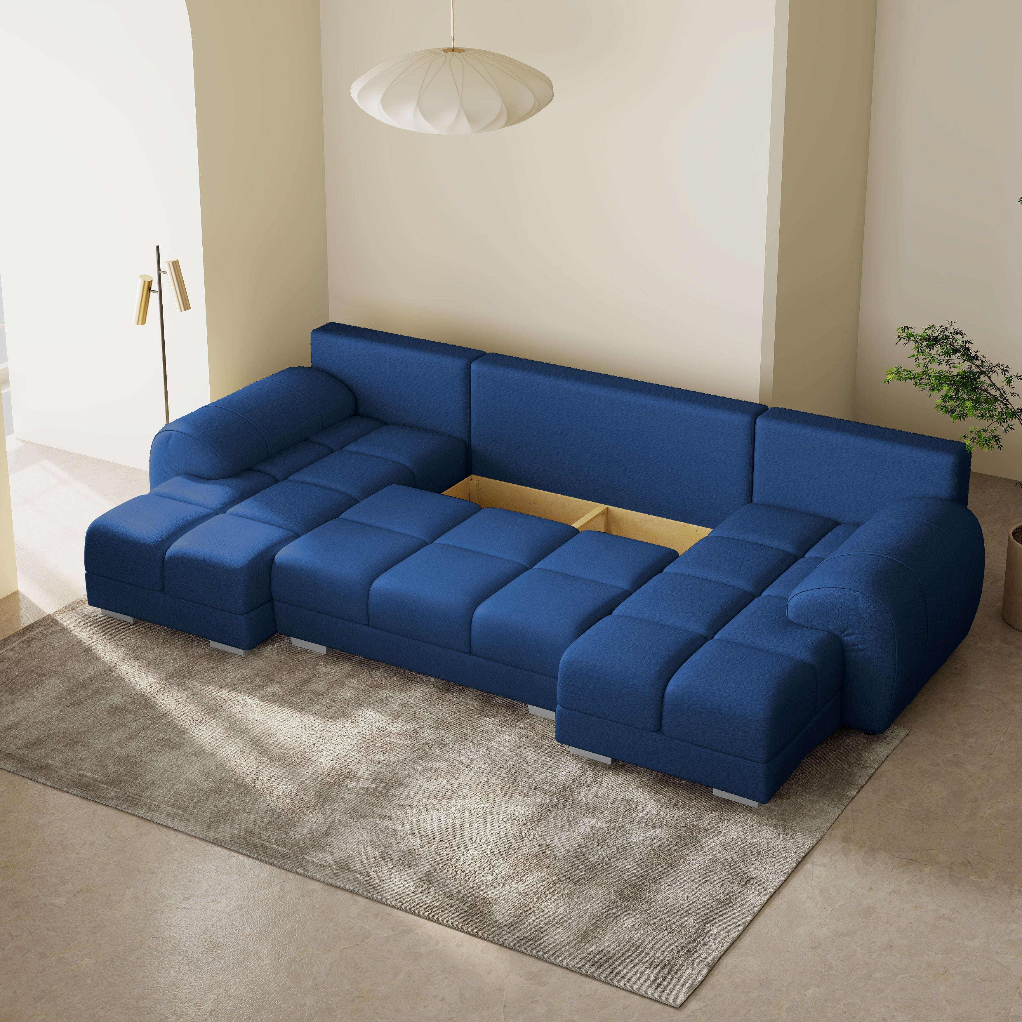 Minkštas Kampas Aura U