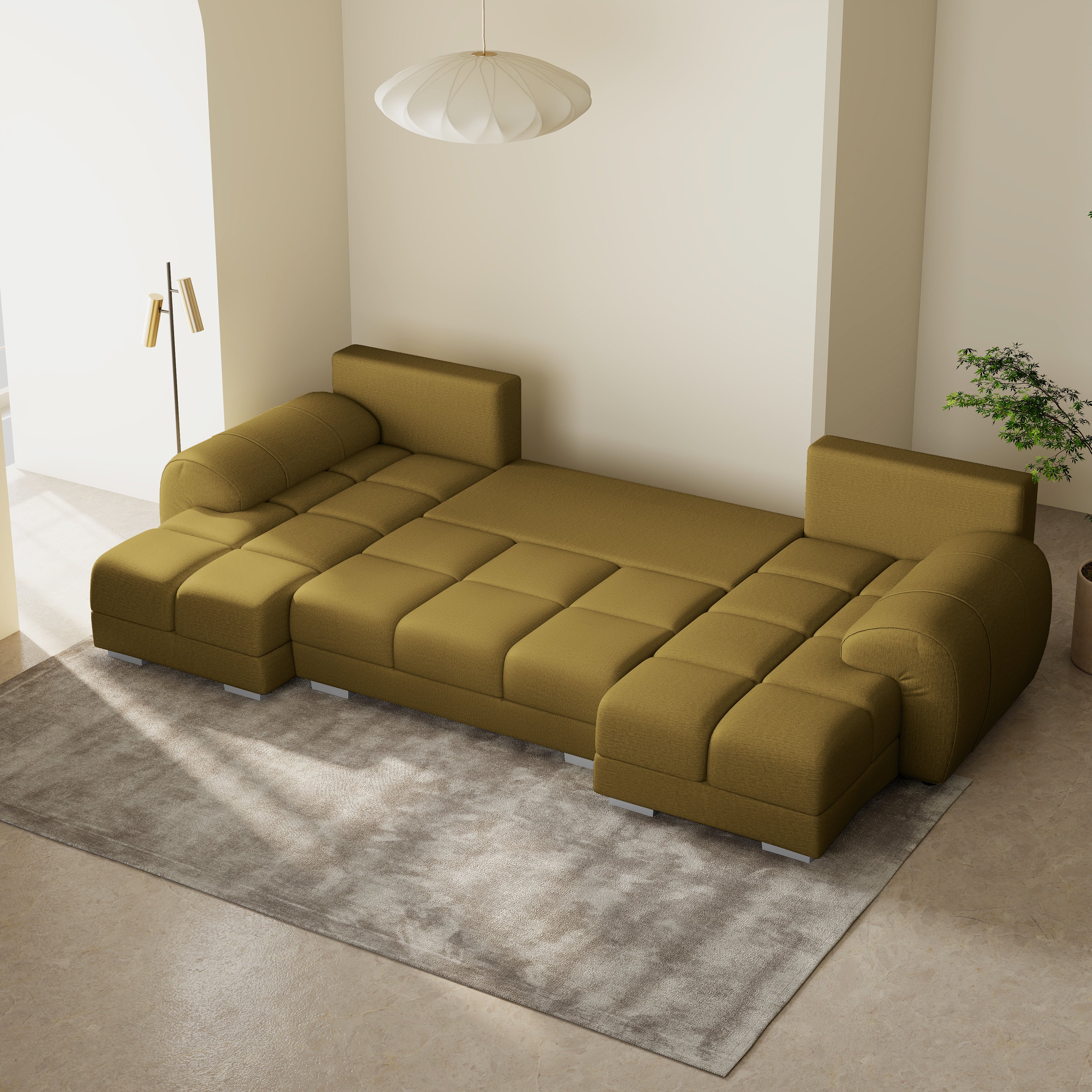 Minkštas Kampas Aura U