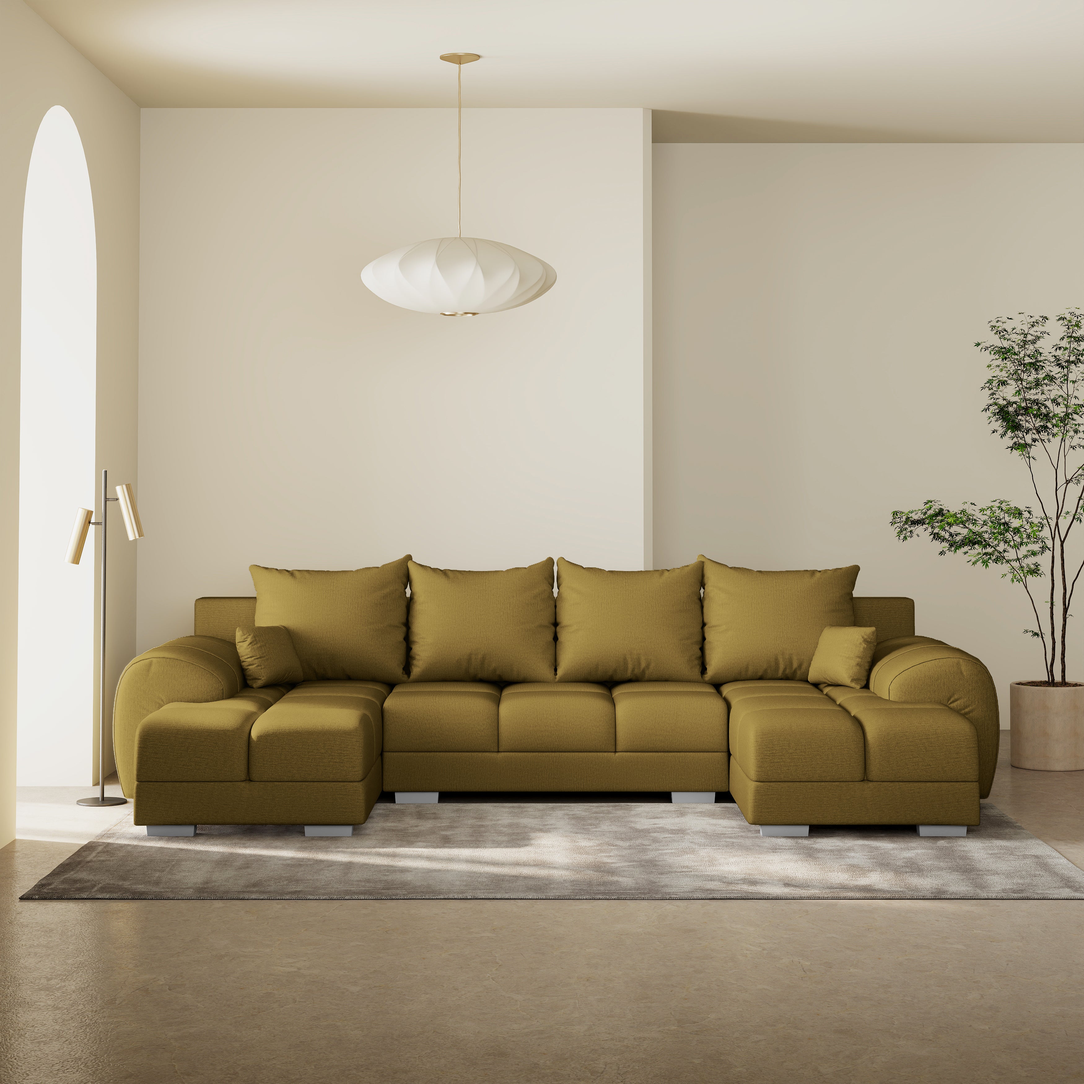 Minkštas Kampas Aura U