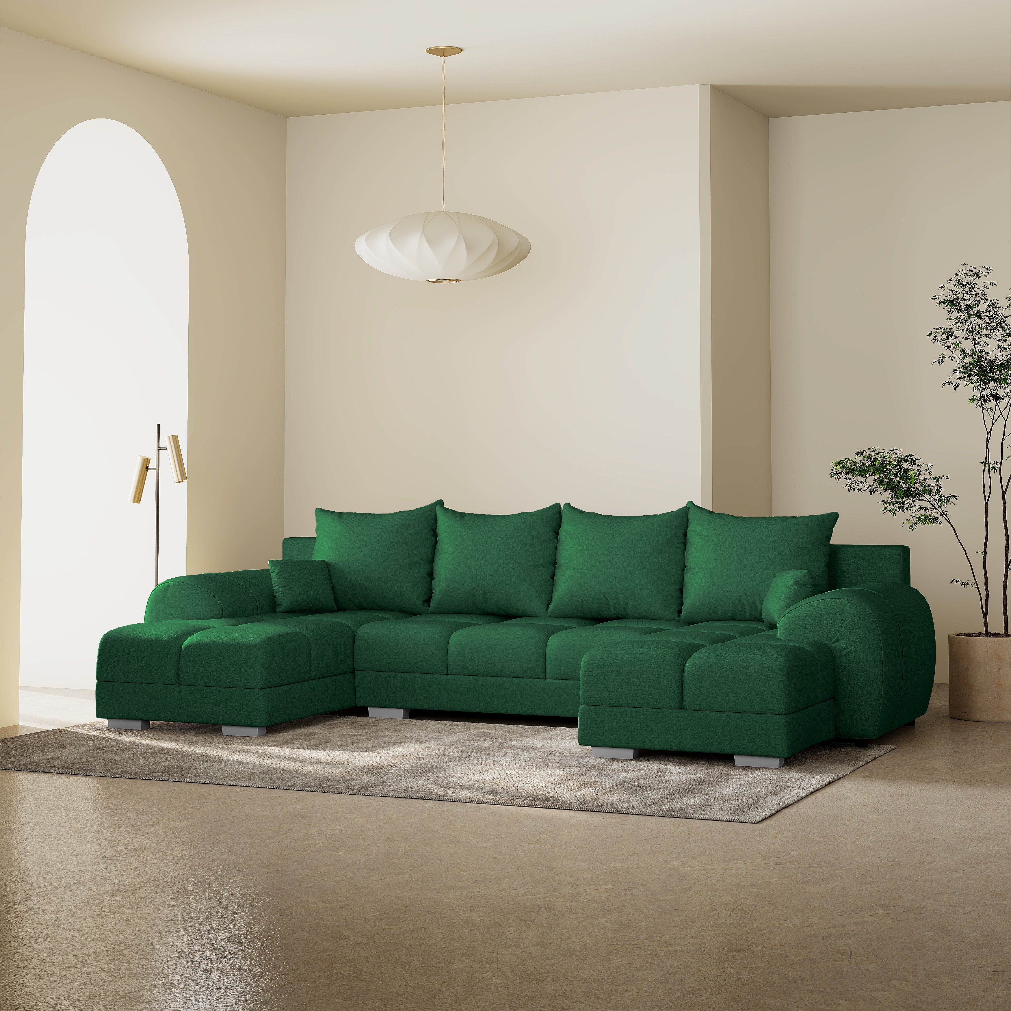 Minkštas Kampas Aura U