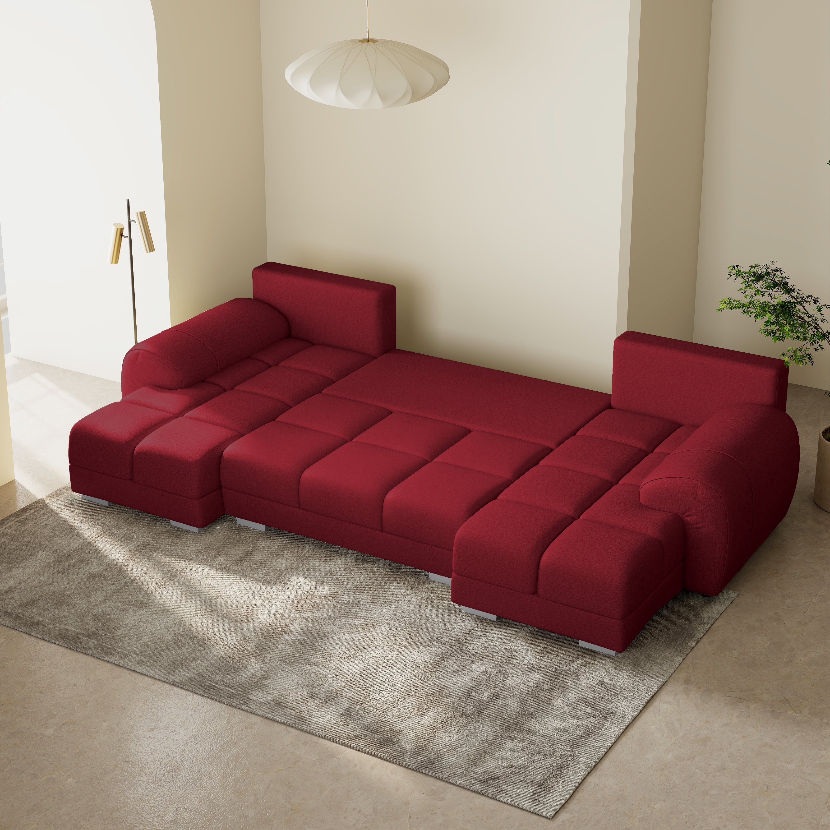 Minkštas Kampas Aura U