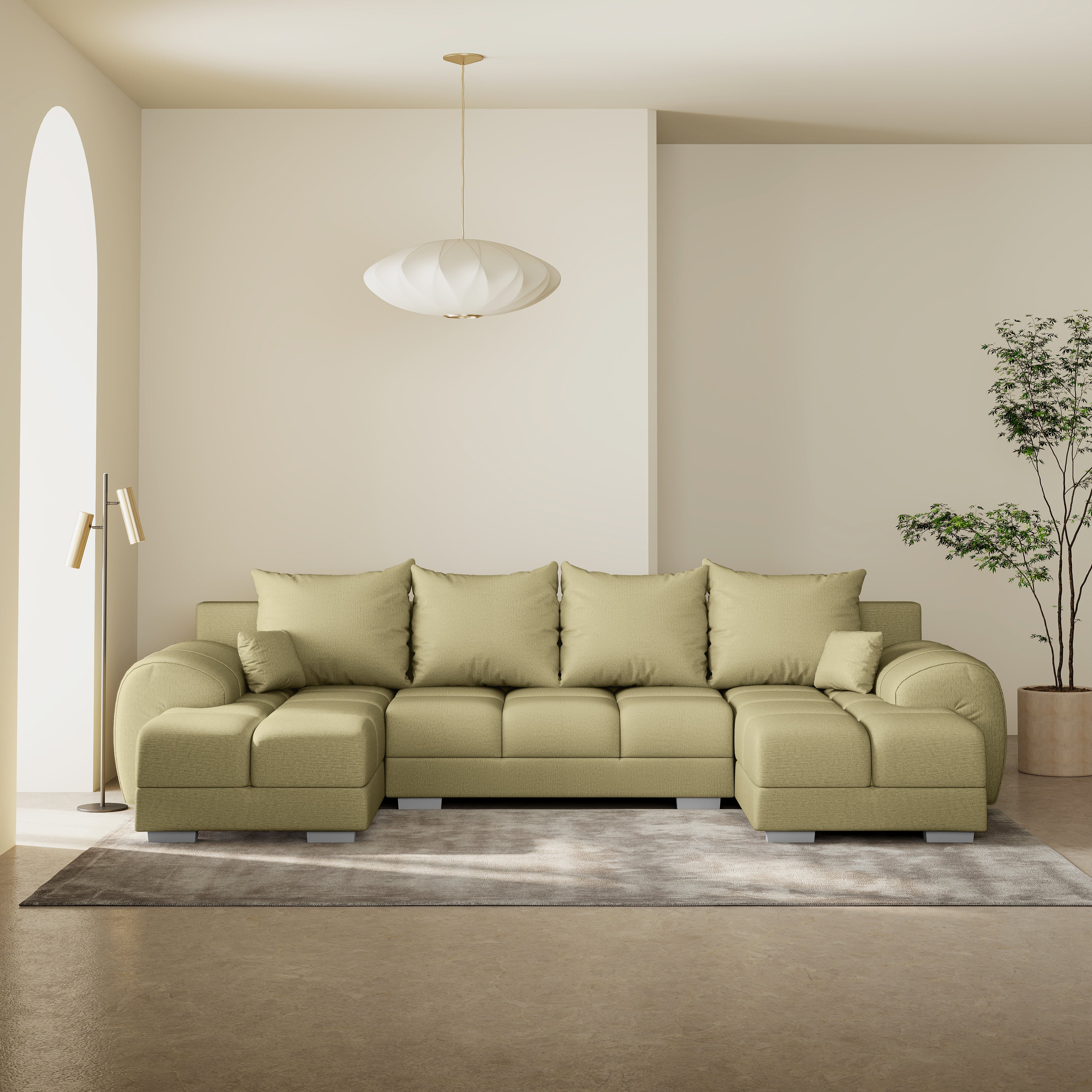 Minkštas Kampas Aura U