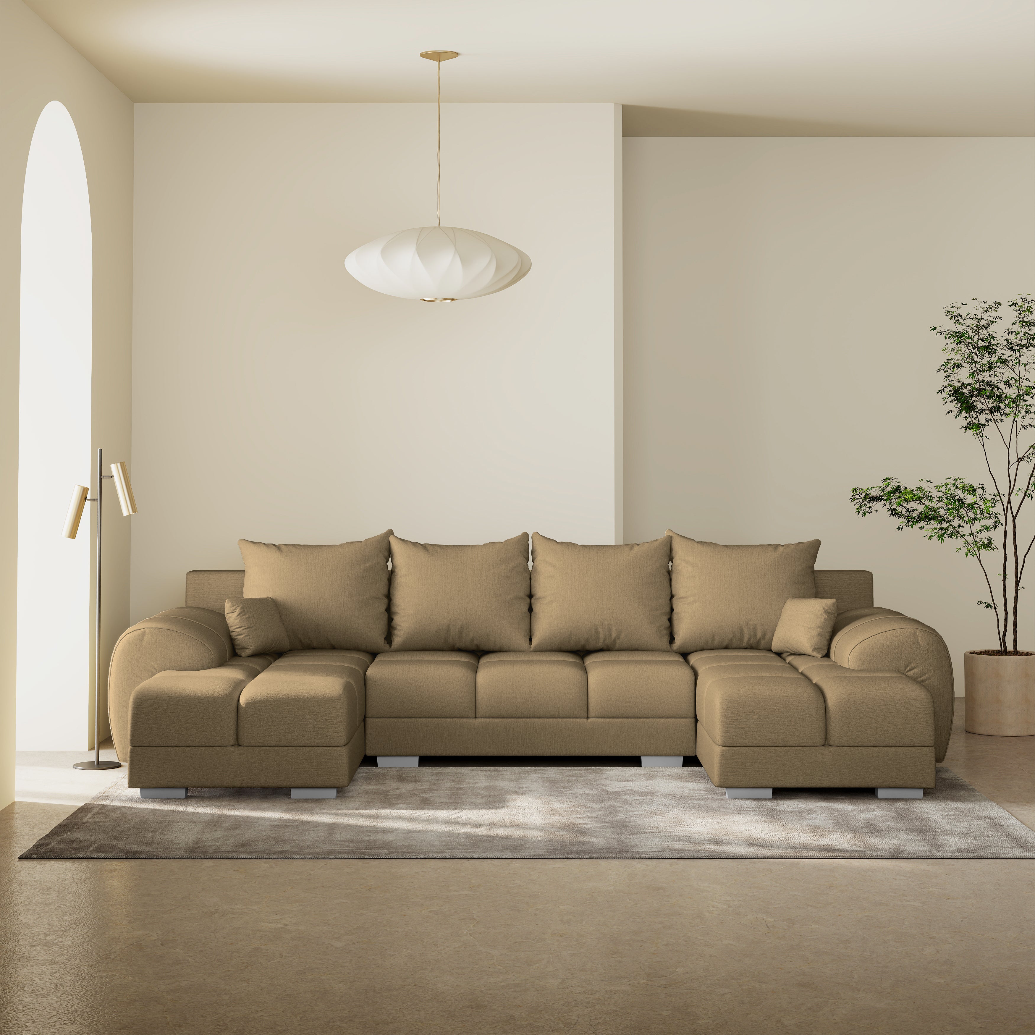 Minkštas Kampas Aura U