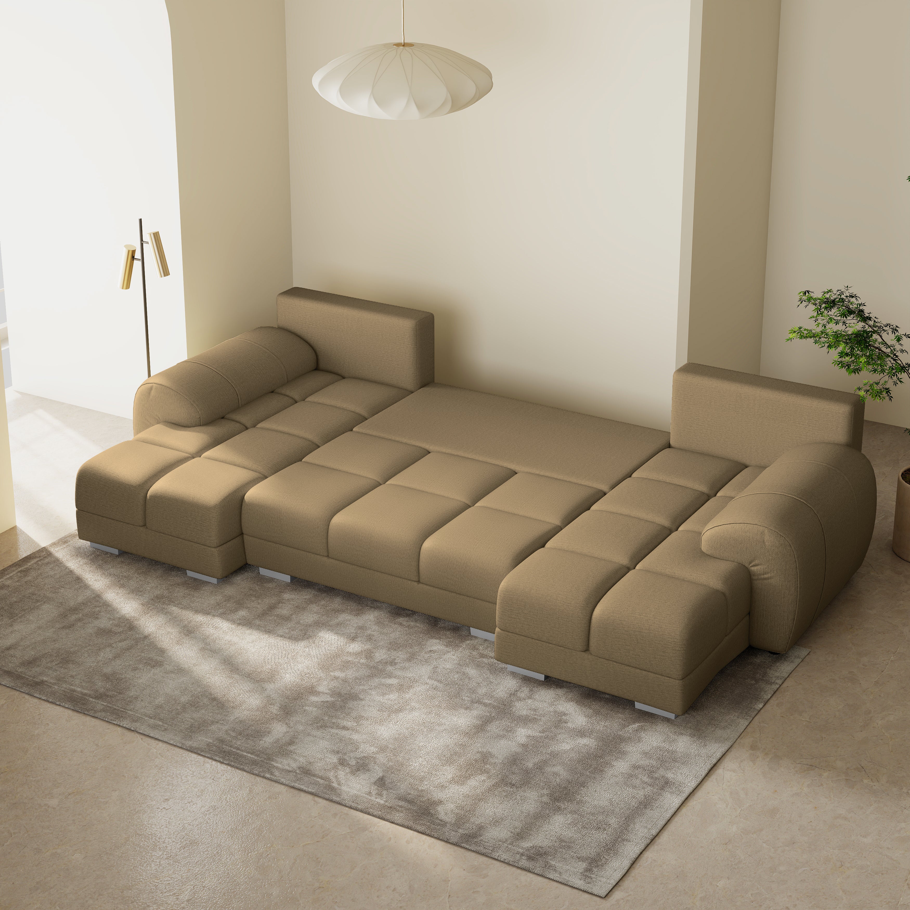 Minkštas Kampas Aura U