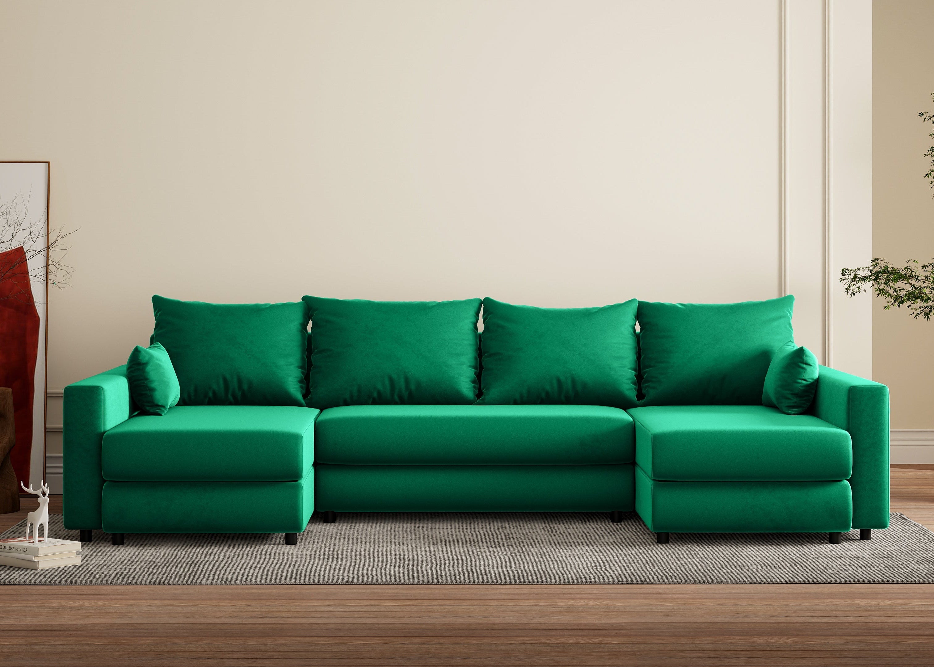 Minkštas kampas NINA-2 U