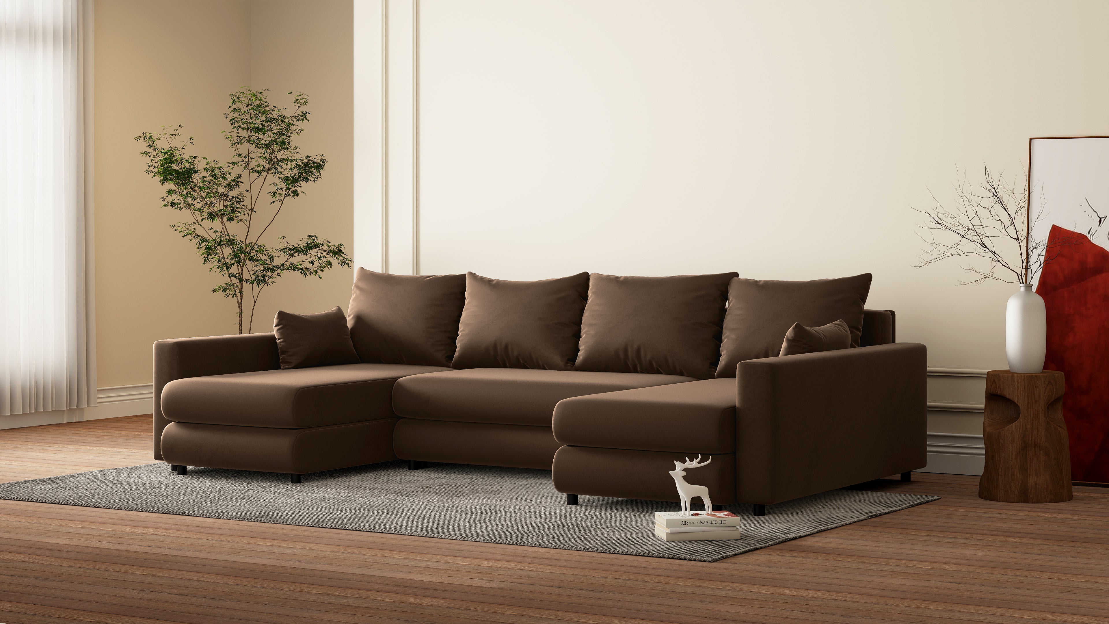 Minkštas kampas NINA-2 U