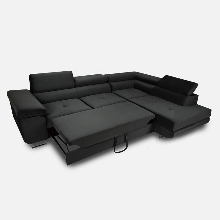 stilingas juodas minkstas kampas, skirtas sliono interjero dizainui