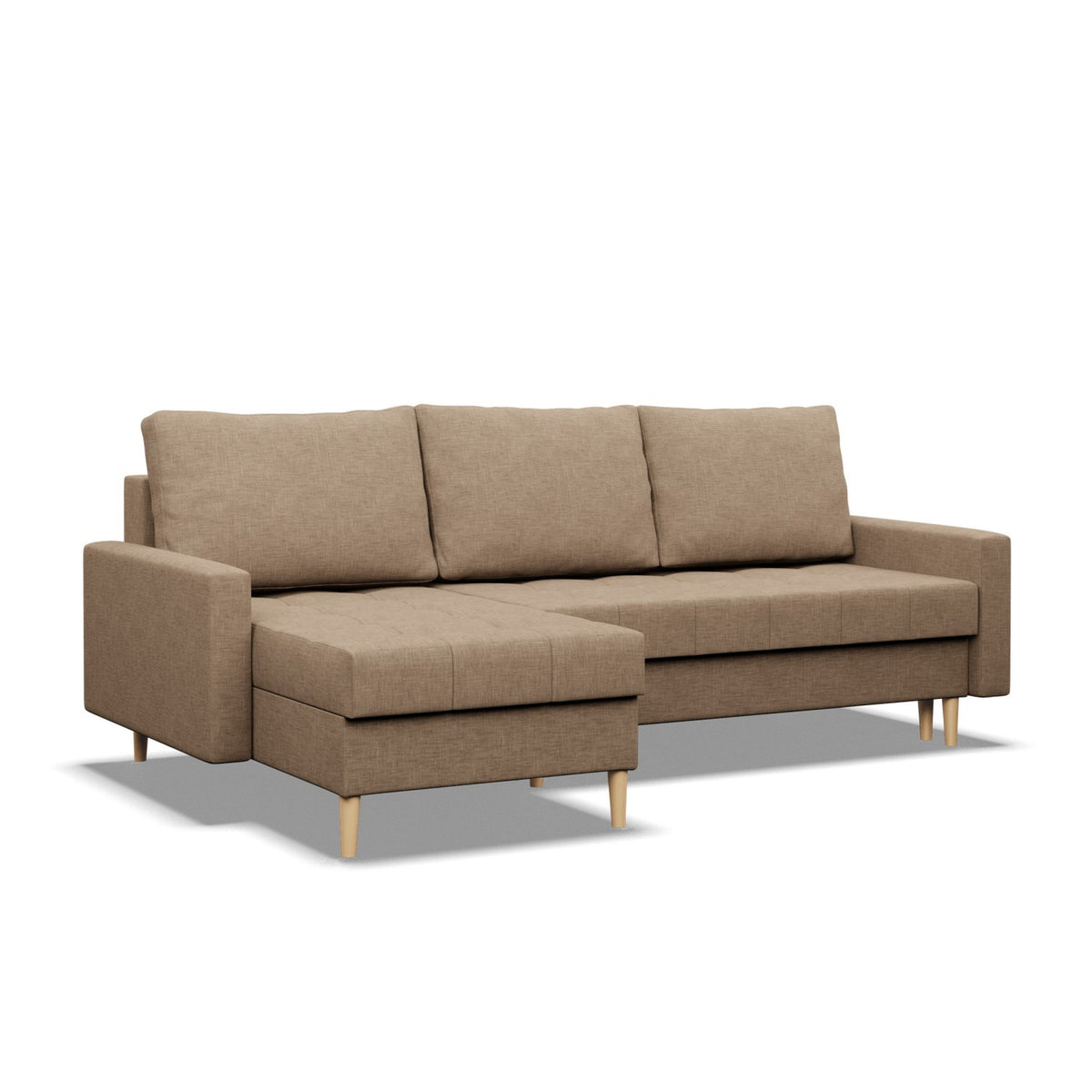 Minkštas kampas ELMA LL – LUX 02 – vaizdas kitu kampu #spalva_lux 02