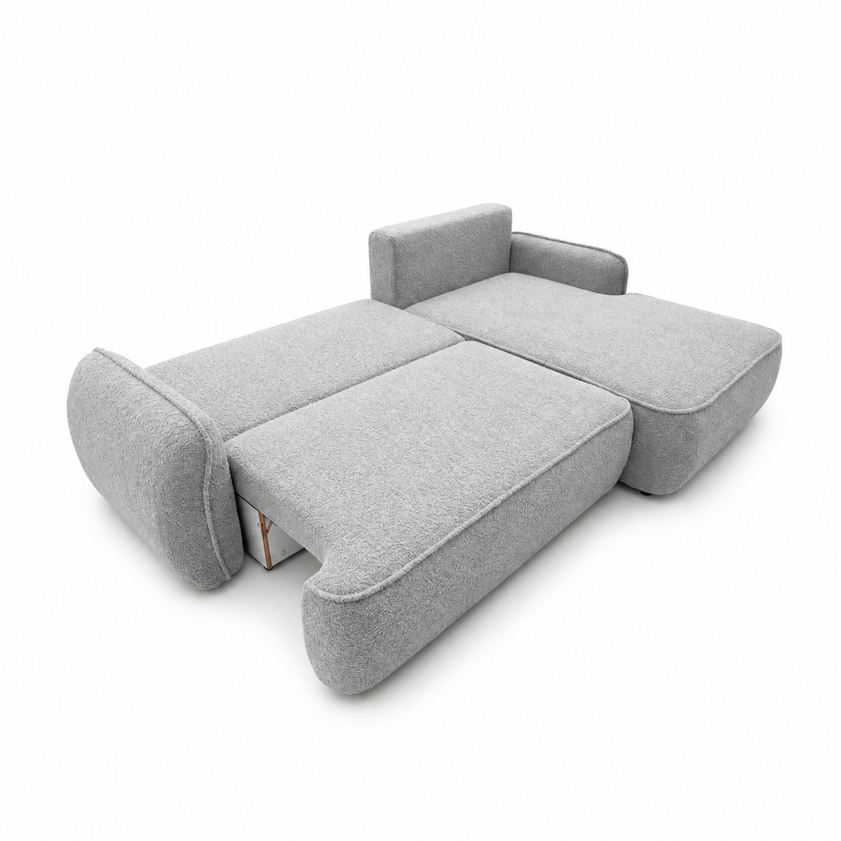 Minkštas kampas OVELLA su miego funkcija – CORAL 75 – dešininis kampas – funkcijų demonstravimas #spalva_coral 75