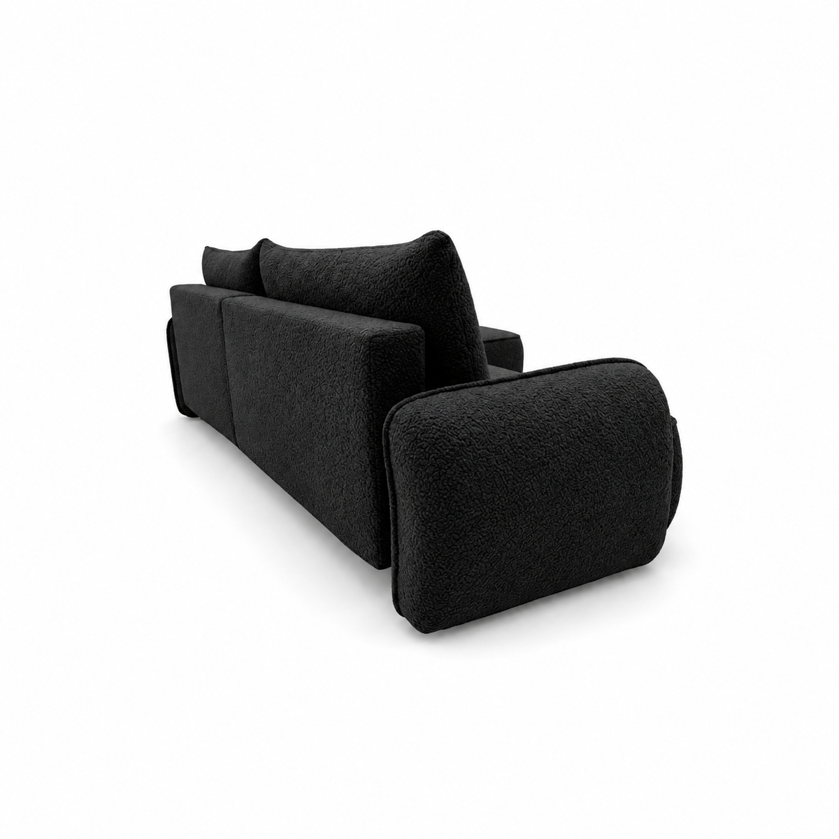 Minkštas kampas OVELLA su miego funkcija – CORAL 60 – dešininis kampas – vaizdas kitu kampu #spalva_coral 60