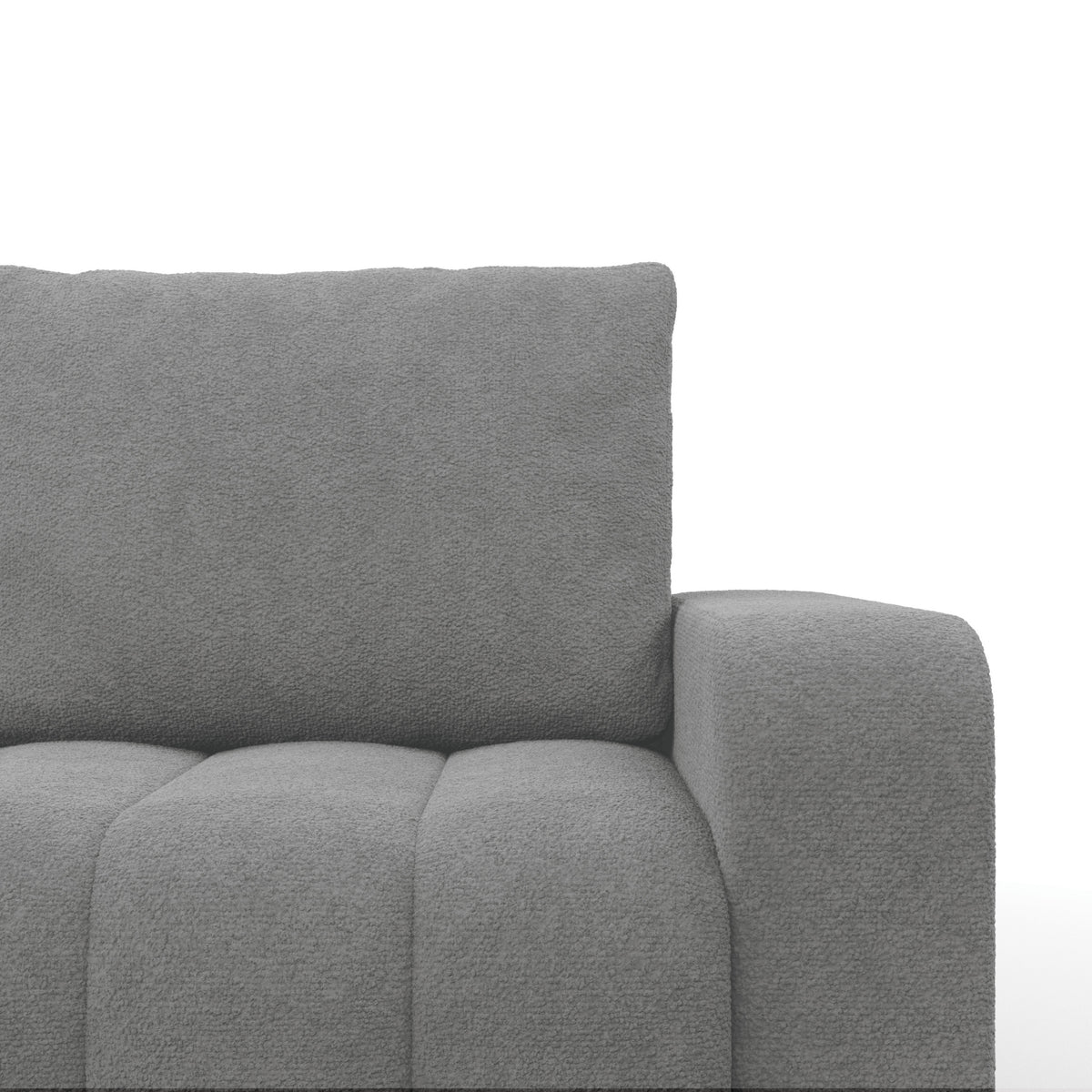 Sofa-lova ABRIELLE – ABRIAMO 07 · Pilka – apmušalų ir konstrukcijos detalė #spalva_abriamo 07 · pilka