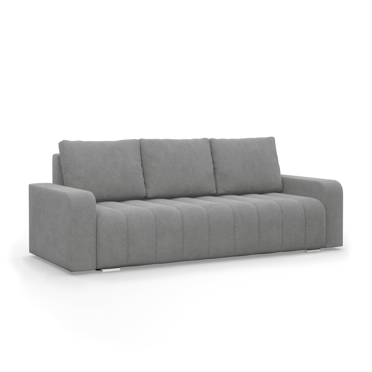 Sofa-lova ABRIELLE – ABRIAMO 07 · Pilka – bendras vaizdas kitu kampu #spalva_abriamo 07 · pilka