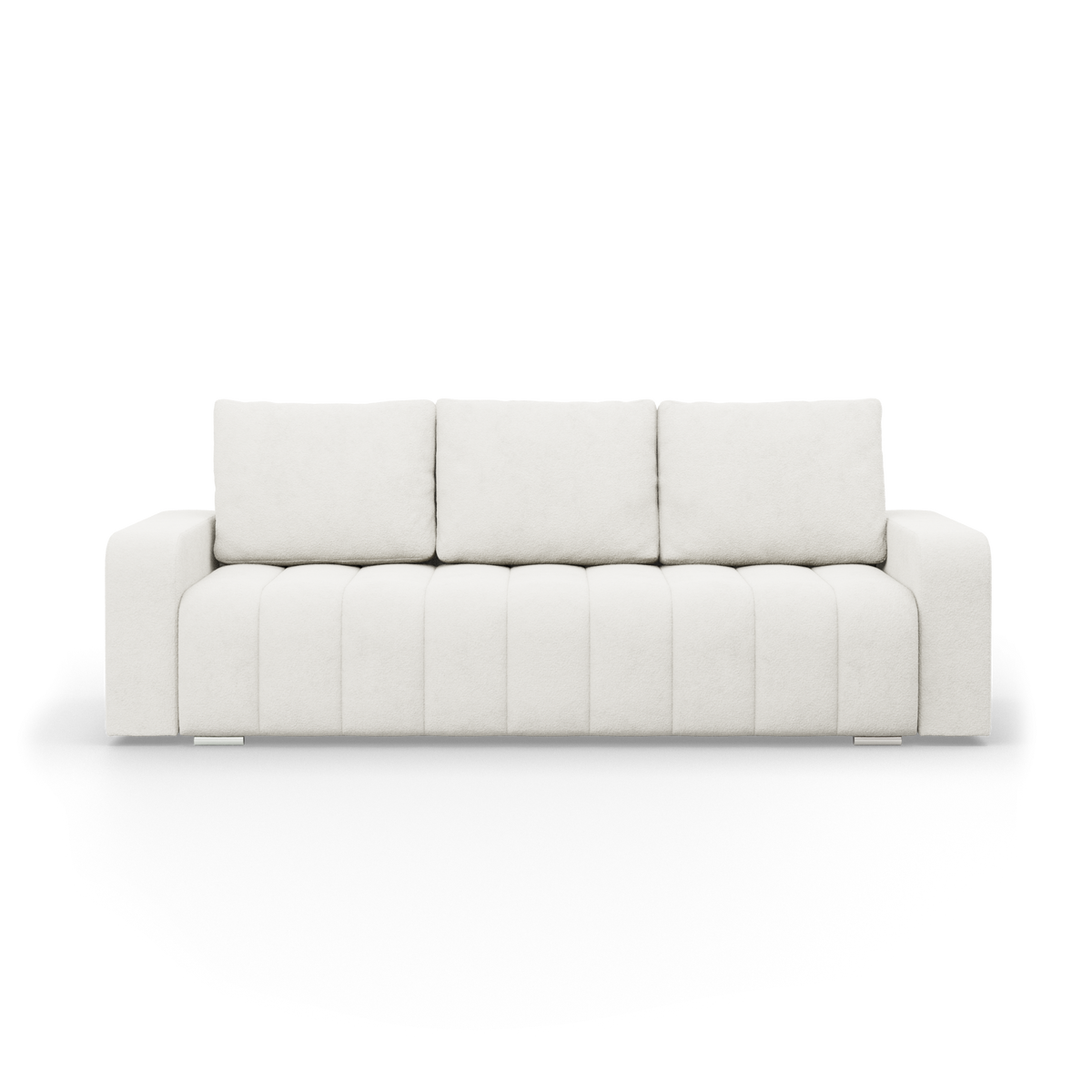 Sofa-lova ABRIELLE – ABRIAMO 04 · Kreminė – vaizdas iš priekio #spalva_abriamo 04 · kreminė