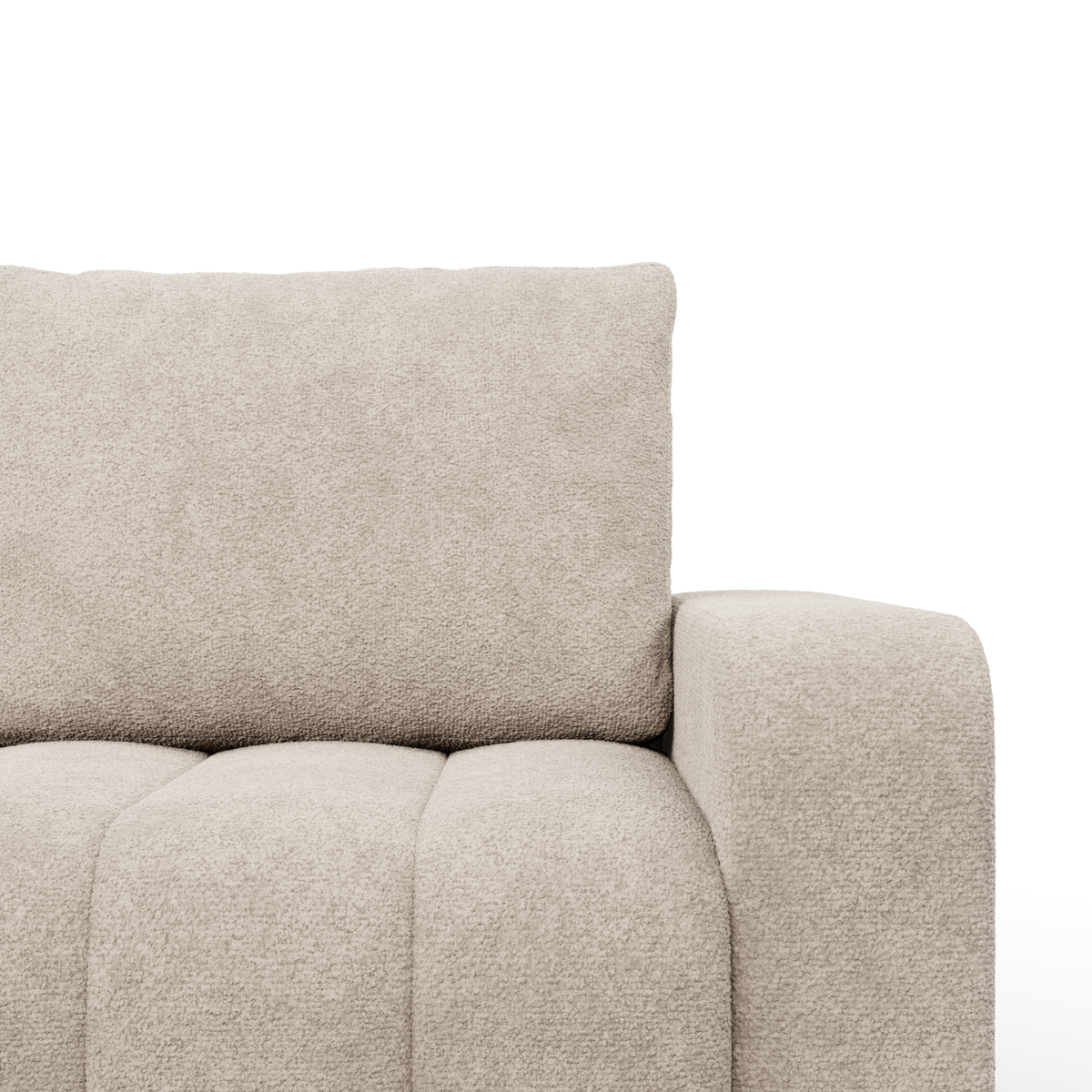 Sofa-lova ABRIELLE – ABRIAMO 03 · Smėlio – apmušalų ir konstrukcijos detalė #spalva_abriamo 03 · smėlio
