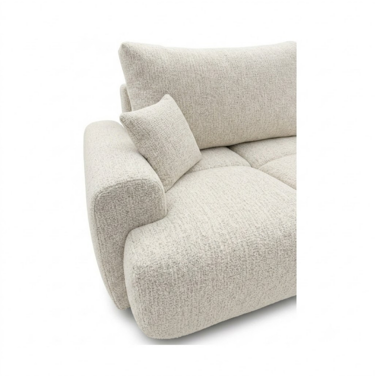 Sofa-lova BALIMO – BELLA 5 · Smėlio – apmušalų ir konstrukcijos detalė #spalva_bella 5 · smėlio