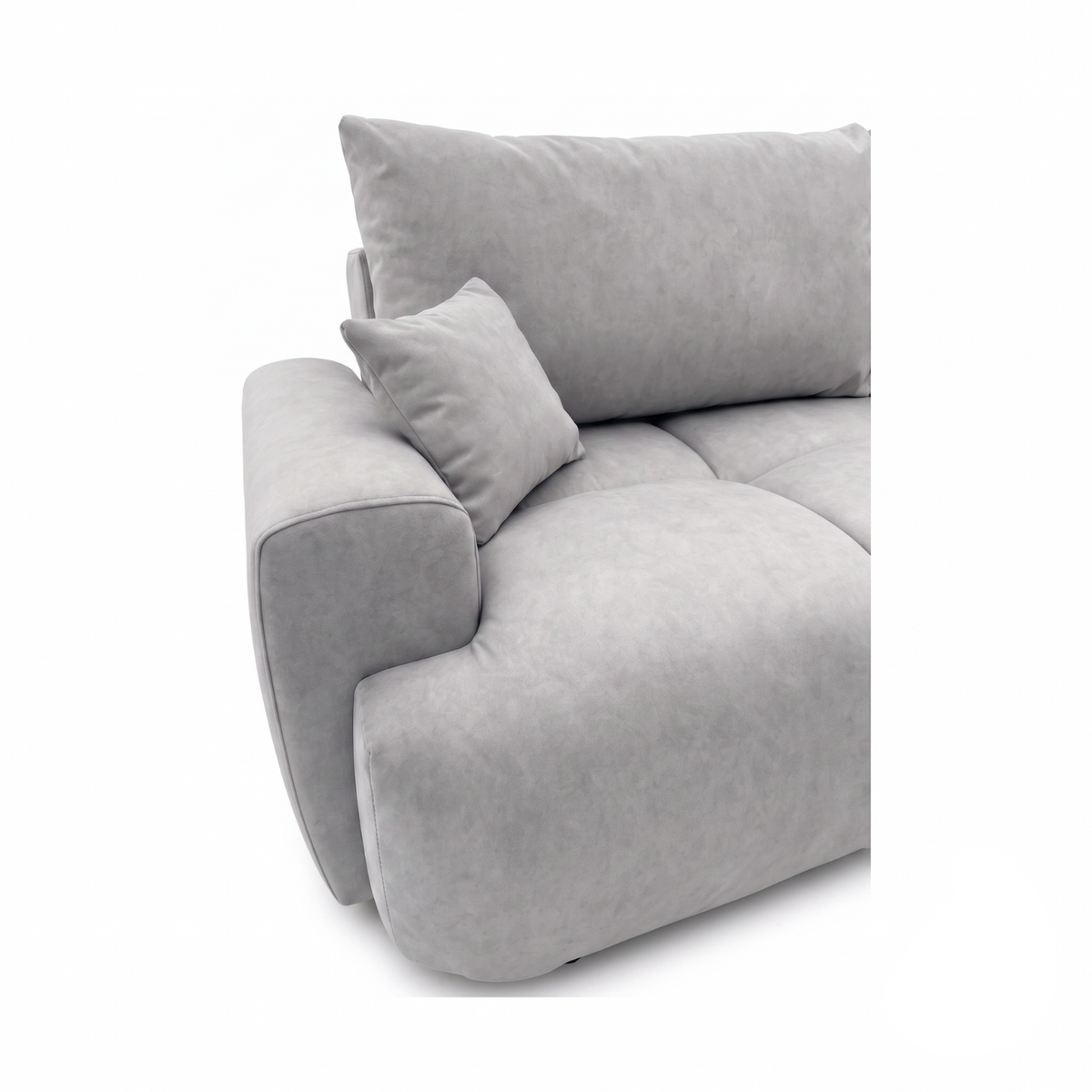 Sofa-lova BALIMO – CLOUD 81 · Šviesiai pilka – apmušalų ir konstrukcijos detalė #spalva_cloud 81 · šviesiai pilka