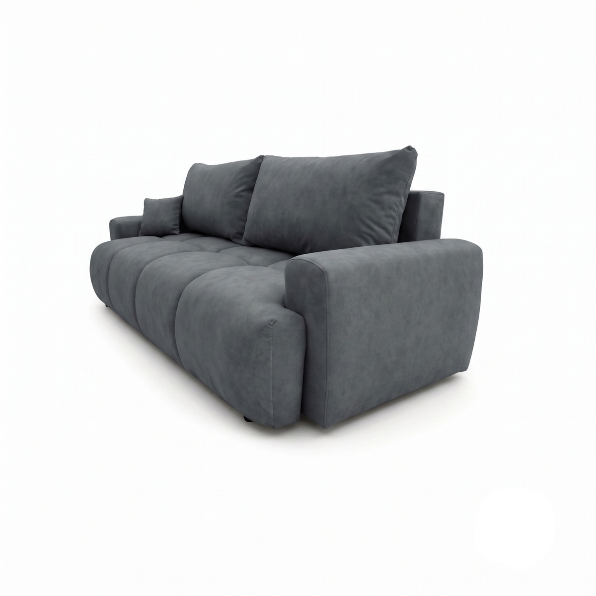 Sofa-lova BALIMO – CLOUD 91 · Tamsiai pilka – bendras vaizdas kitu kampu #spalva_cloud 91 · tamsiai pilka