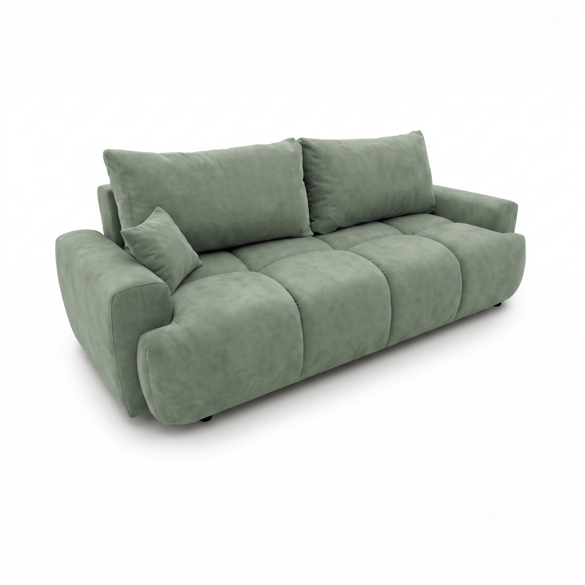 Sofa-lova BALIMO – CLOUD 33 · Šviesiai žalia – bendras vaizdas kitu kampu #spalva_cloud 33 · šviesiai žalia