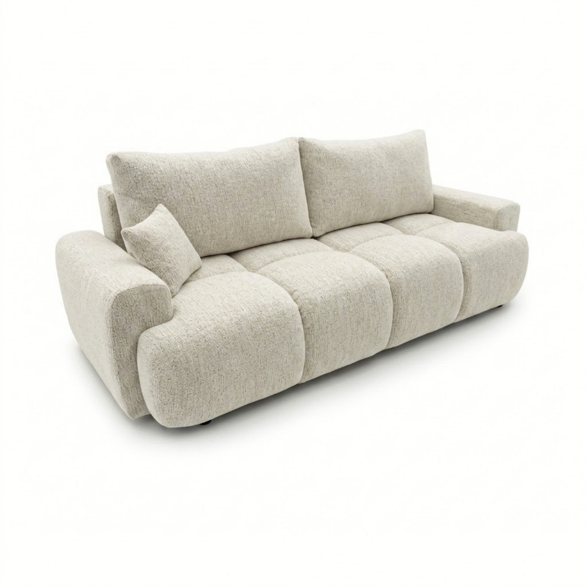 Sofa-lova BALIMO – BELLA 5 · Smėlio – bendras vaizdas kitu kampu #spalva_bella 5 · smėlio