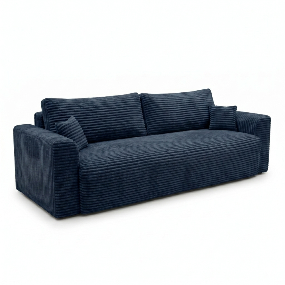Sofa CALIDA – TILIA 77 · Tamsiai mėlyna – bendras vaizdas kitu kampu #spalva_tilia 77 · tamsiai mėlyna