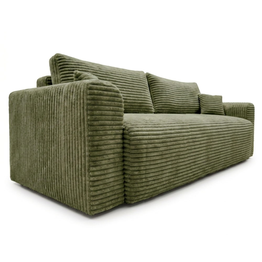 Sofa CALIDA – TILIA 37 · Šviesiai žalia – bendras vaizdas kitu kampu #spalva_tilia 37 · šviesiai žalia