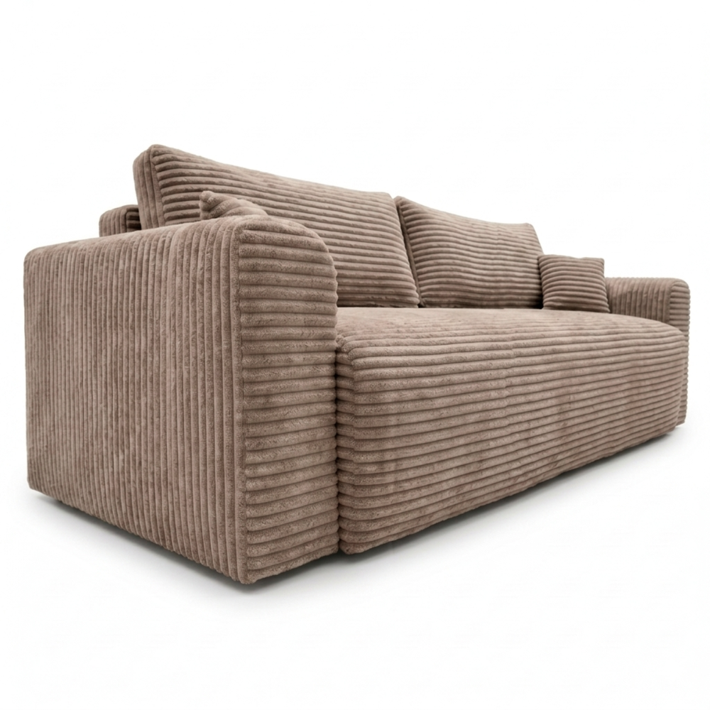 Sofa CALIDA – TILIA 17 · Šviesiai ruda – bendras vaizdas kitu kampu #spalva_tilia 17 · šviesiai ruda