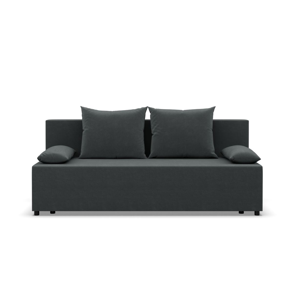 Sofa-lova FERMO – KRONOS 34 · Tamsiai pilka – vaizdas iš priekio #spalva_kronos 34 · tamsiai pilka