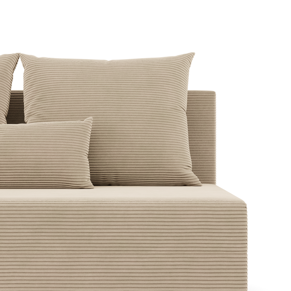 Sofa-lova FERMO – POSO 100 · Kreminė – apmušalų ir konstrukcijos detalė #spalva_poso 100 · kreminė