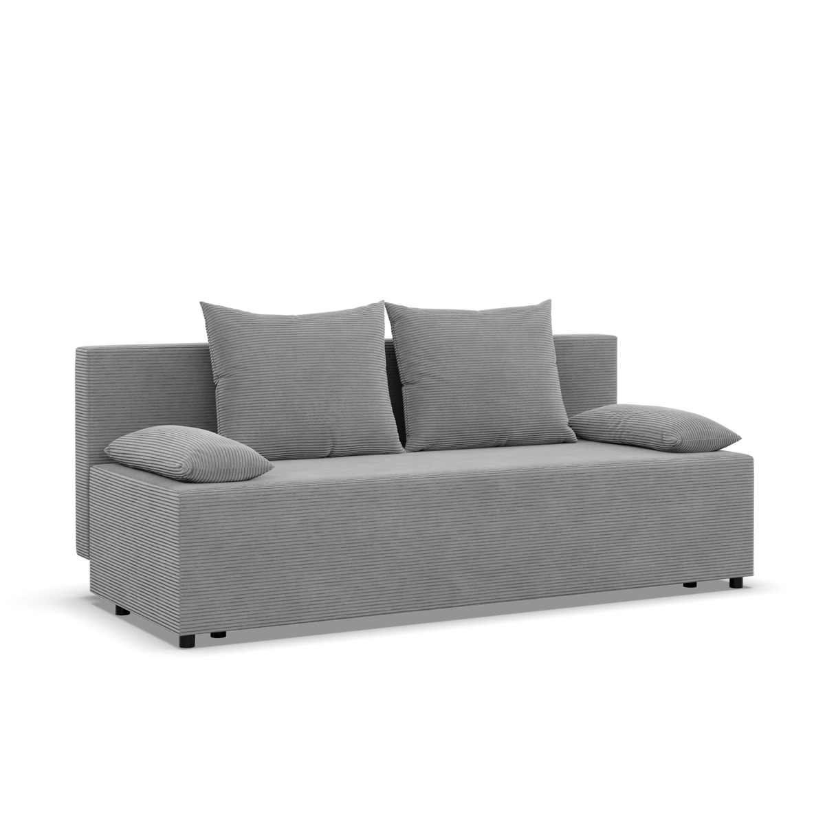 Sofa-lova FERMO – POSO 055 · Šviesiai pilka – bendras vaizdas kitu kampu #spalva_poso 055 · šviesiai pilka
