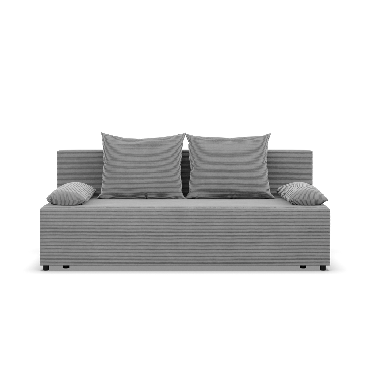 Sofa-lova FERMO – POSO 055 · Šviesiai pilka – vaizdas iš priekio #spalva_poso 055 · šviesiai pilka