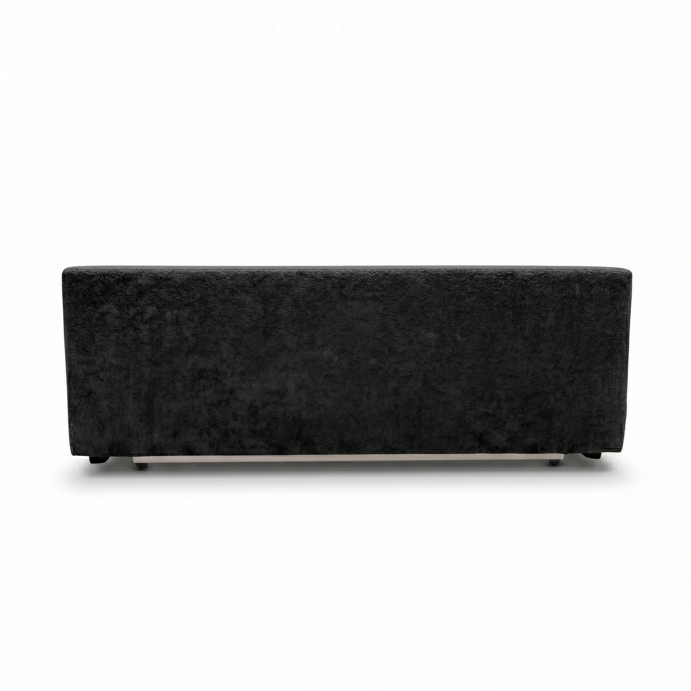 Sofa-lova FORANO – MONTE 99 · Juoda – vaizdas iš nugaros #spalva_monte 99 · juoda