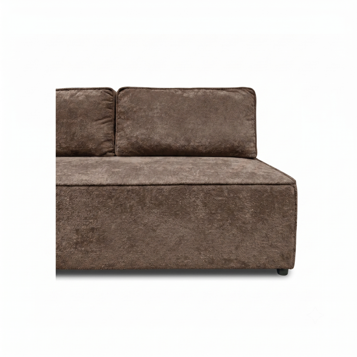 Sofa-lova FORANO – MONTE 28 · Ruda – apmušalų ir konstrukcijos detalė #spalva_monte 28 · ruda
