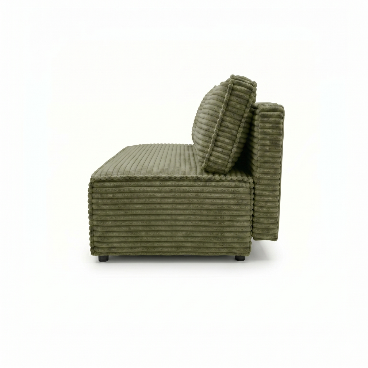 Sofa-lova FORANO – TILIA 37 · Žalia – vaizdas iš šono #spalva_tilia 37 · žalia