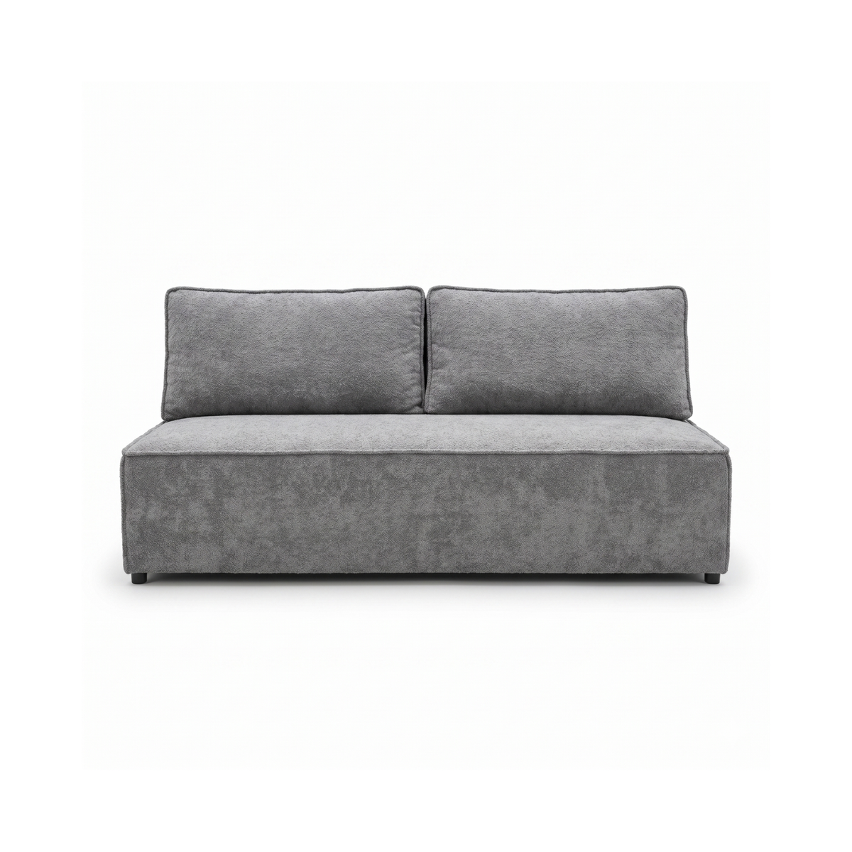 Sofa-lova FORANO – MONTE 90 · Tamsiai pilka – vaizdas iš priekio #spalva_monte 90 · tamsiai pilka