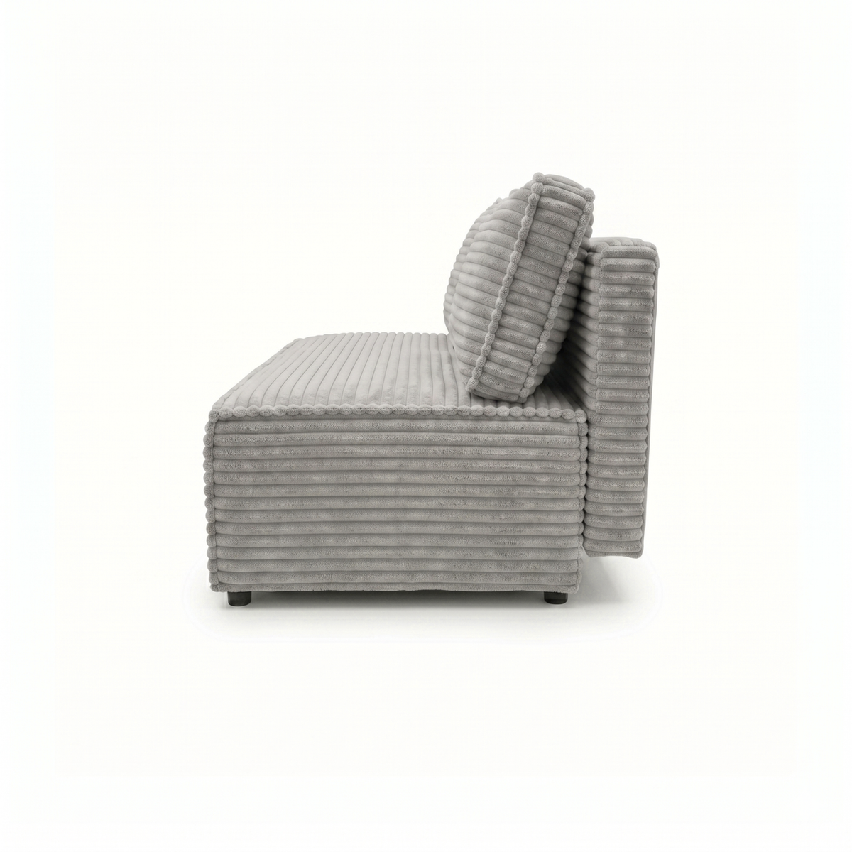 Sofa-lova FORANO – TILIA 86 · Šviesiai pilka – vaizdas iš šono #spalva_tilia 86 · šviesiai pilka