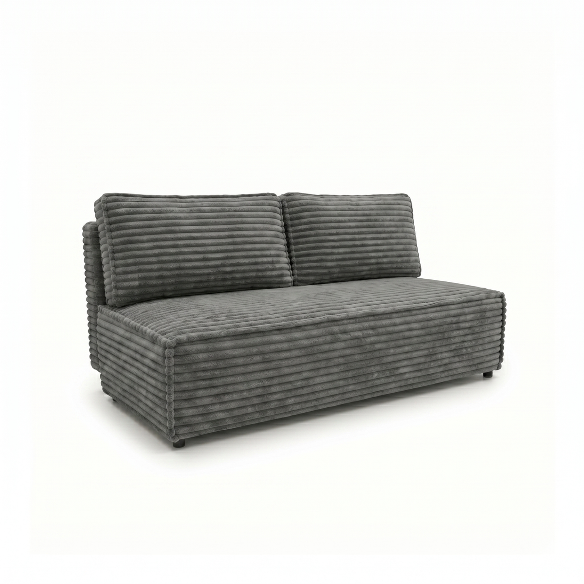 Sofa-lova FORANO – TILIA 90 · Tamsiai pilka – bendras vaizdas kitu kampu #spalva_tilia 90 · tamsiai pilka