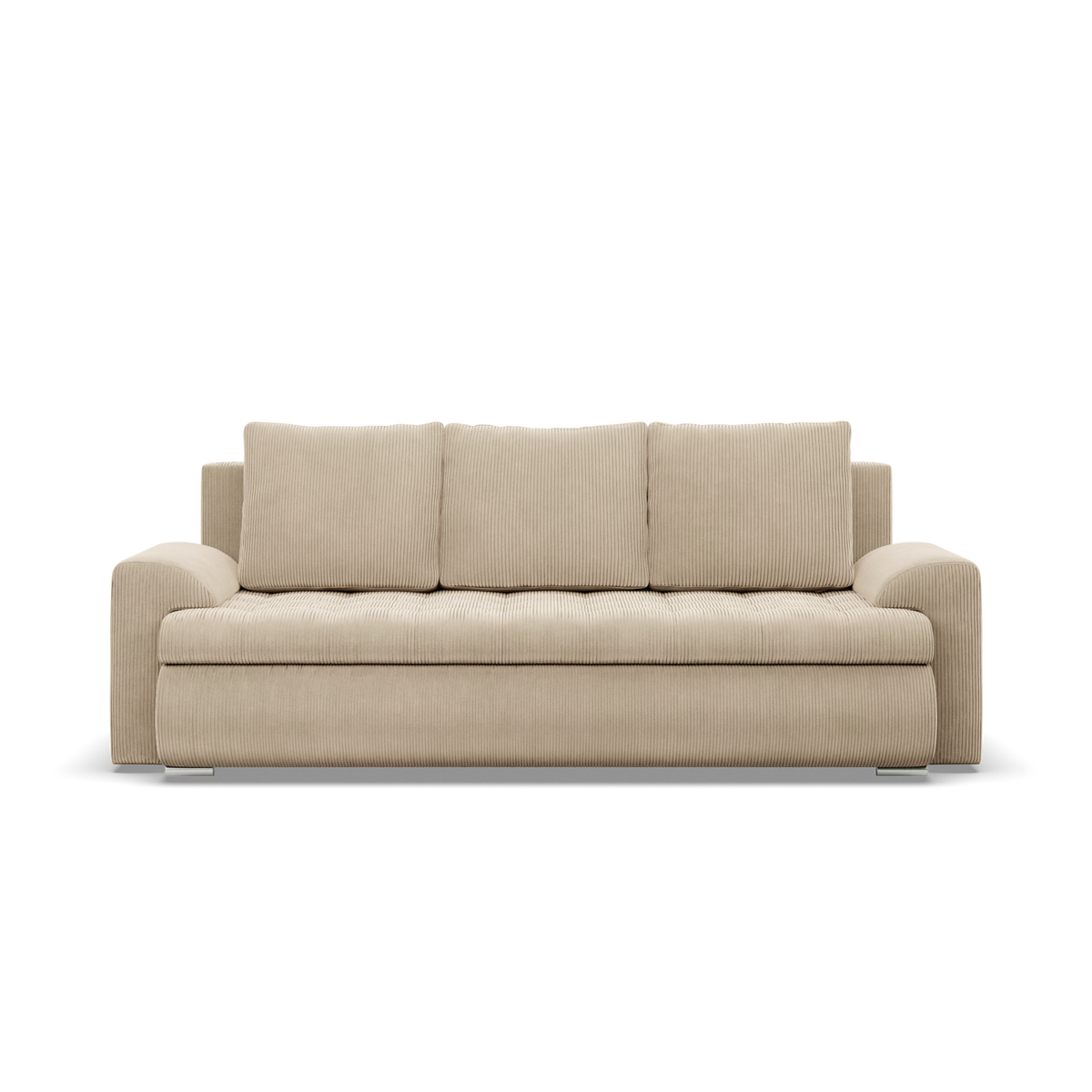 Sofa FORESTA – POSO 100 · Smėlio – vaizdas iš priekio #spalva_poso 100 · smėlio