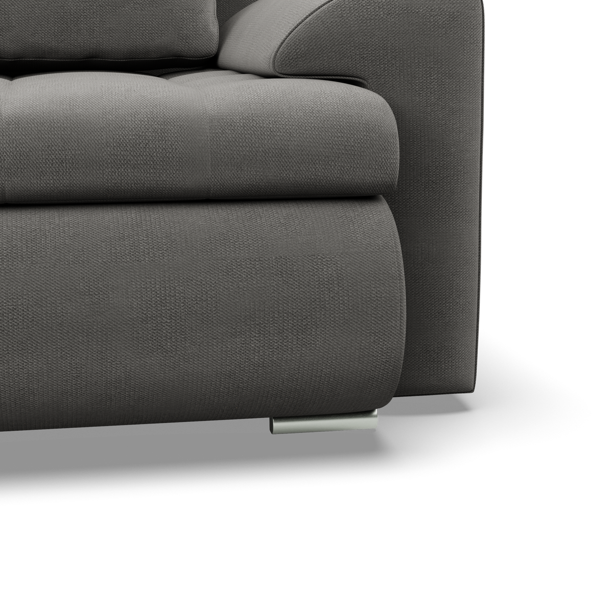 Sofa FORESTA – KRONOS 15 · Šviesiai pilka – apmušalų ir konstrukcijos detalė #spalva_kronos 15 · šviesiai pilka