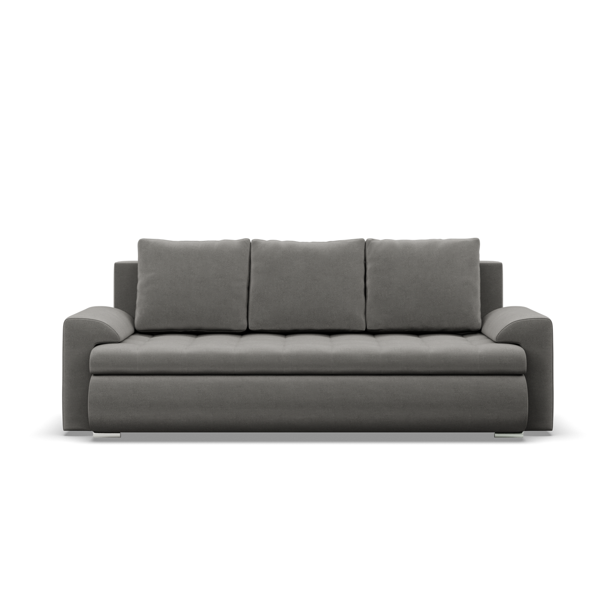 Sofa FORESTA – KRONOS 15 · Šviesiai pilka – vaizdas iš priekio #spalva_kronos 15 · šviesiai pilka