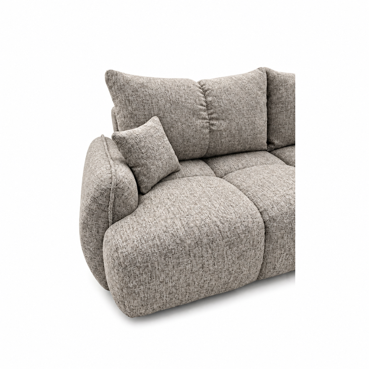 Sofa-lova LOBINO – BELLA 55 · Tamsiai smėlio – apmušalų ir konstrukcijos detalė #spalva_bella 55 · tamsiai smėlio