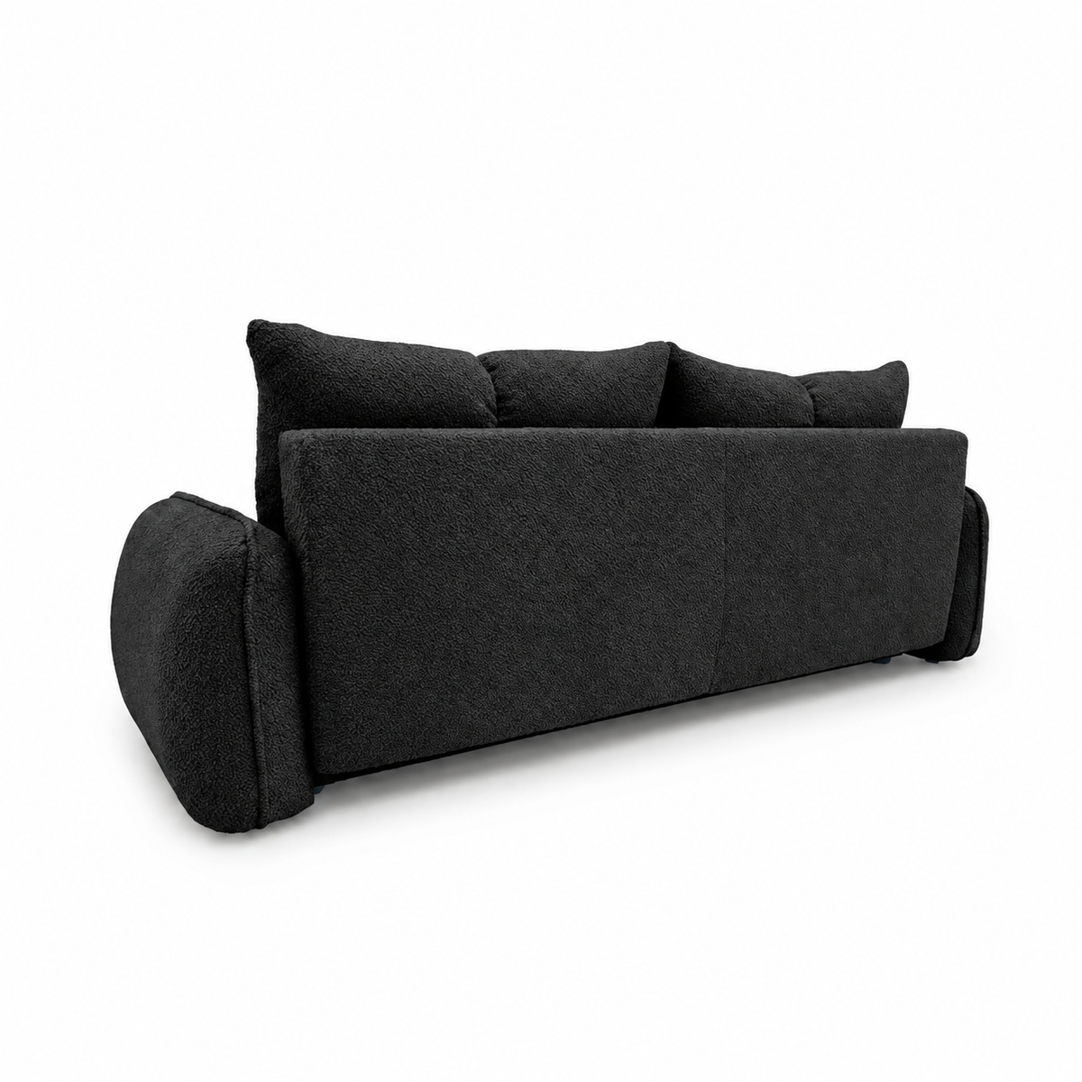 Sofa-lova LOBINO – CORAL 60 · Juoda – vaizdas iš nugaros #spalva_coral 60 · juoda