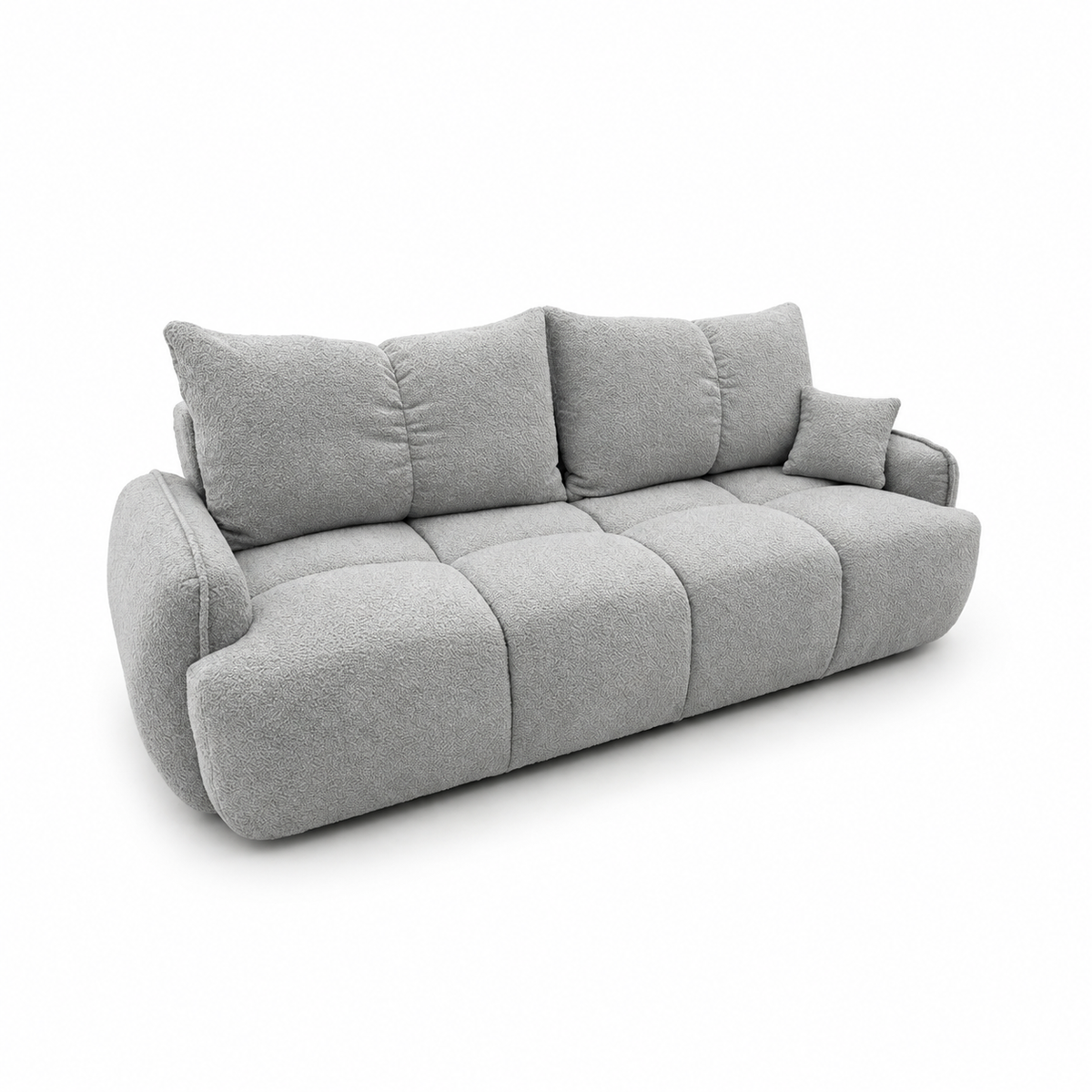 Sofa-lova LOBINO – CORAL 75 · Šviesiai pilka – bendras vaizdas kitu kampu #spalva_coral 75 · šviesiai pilka