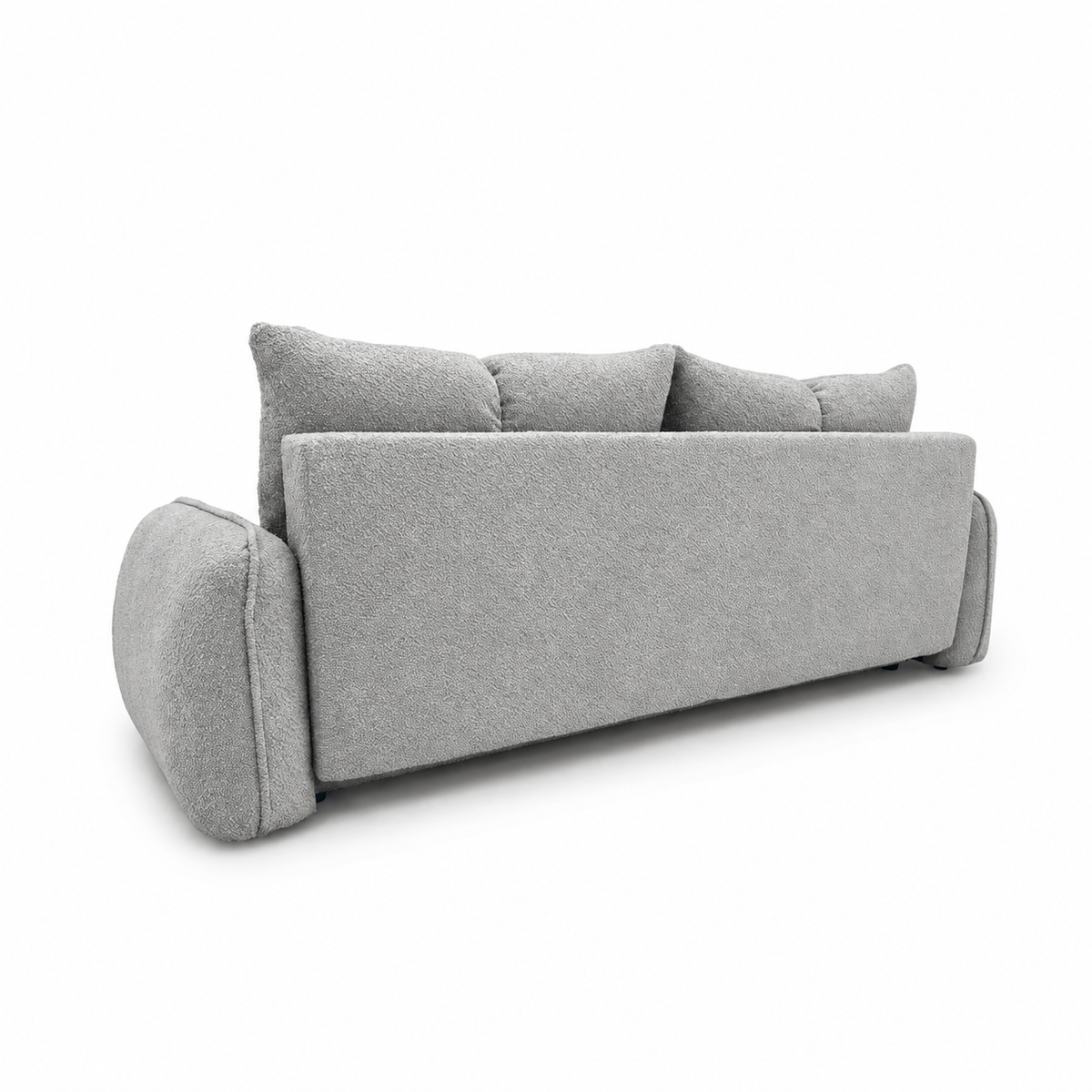 Sofa-lova LOBINO – CORAL 75 · Šviesiai pilka – vaizdas iš nugaros #spalva_coral 75 · šviesiai pilka