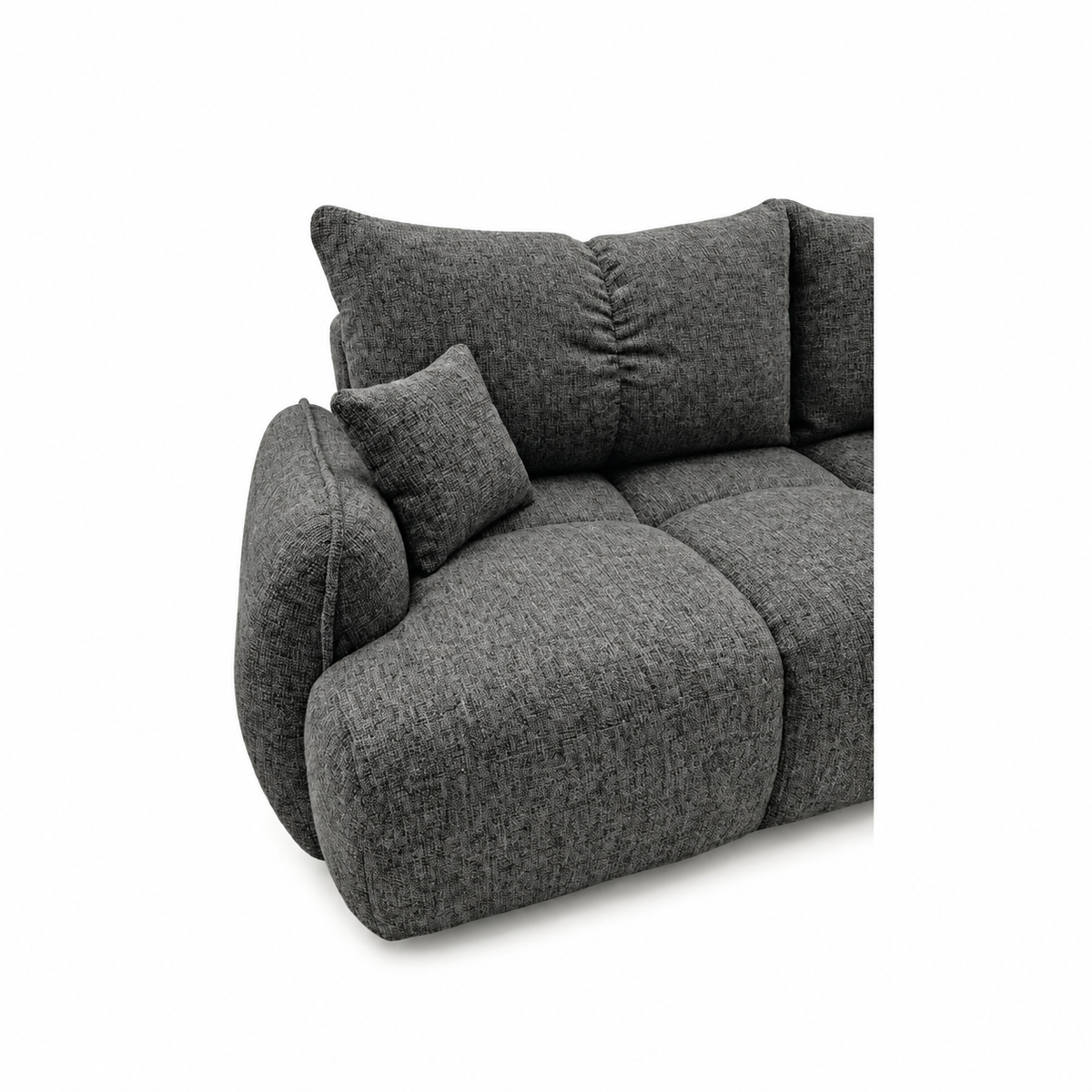 Sofa-lova LOBINO – BELLA 20 · Tamsiai pilka – apmušalų ir konstrukcijos detalė #spalva_bella 20 · tamsiai pilka