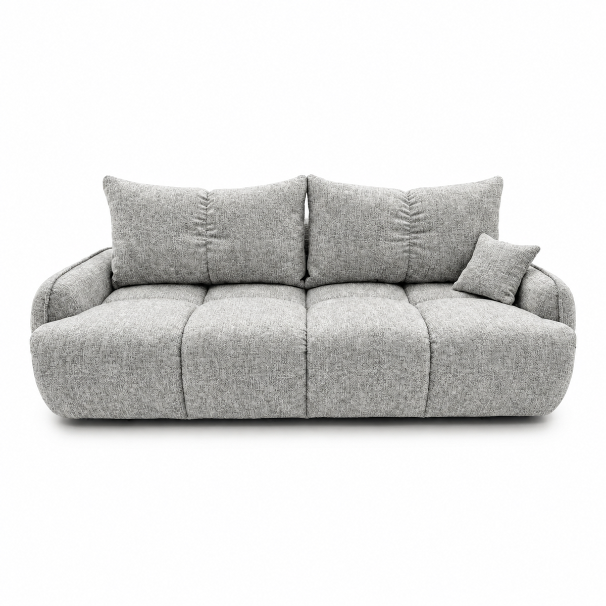 Sofa-lova LOBINO – BELLA 65 · Šviesiai pilka – vaizdas iš priekio #spalva_bella 65 · šviesiai pilka