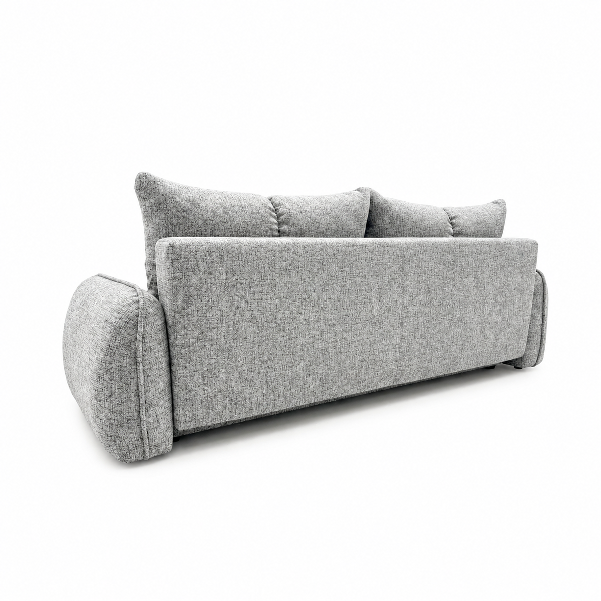 Sofa-lova LOBINO – BELLA 65 · Šviesiai pilka – vaizdas iš nugaros #spalva_bella 65 · šviesiai pilka